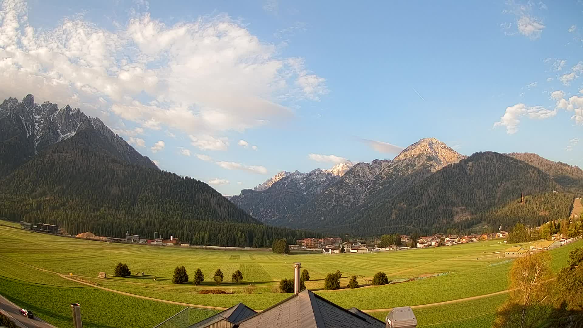 Webcam Toblach Dolomiten – Blick vom Hotel Rosengarten