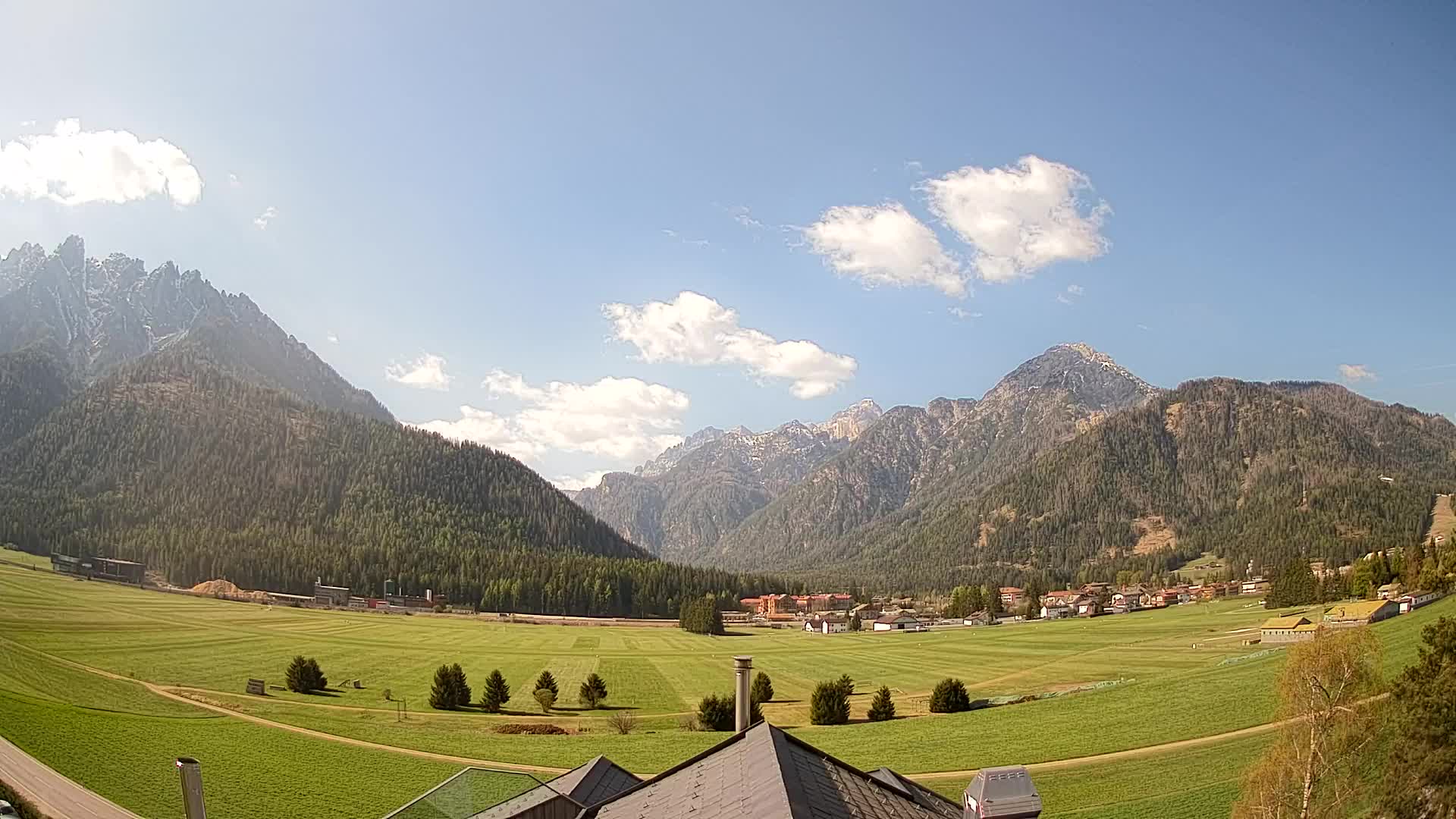 Webcam Toblach Dolomiten – Blick vom Hotel Rosengarten