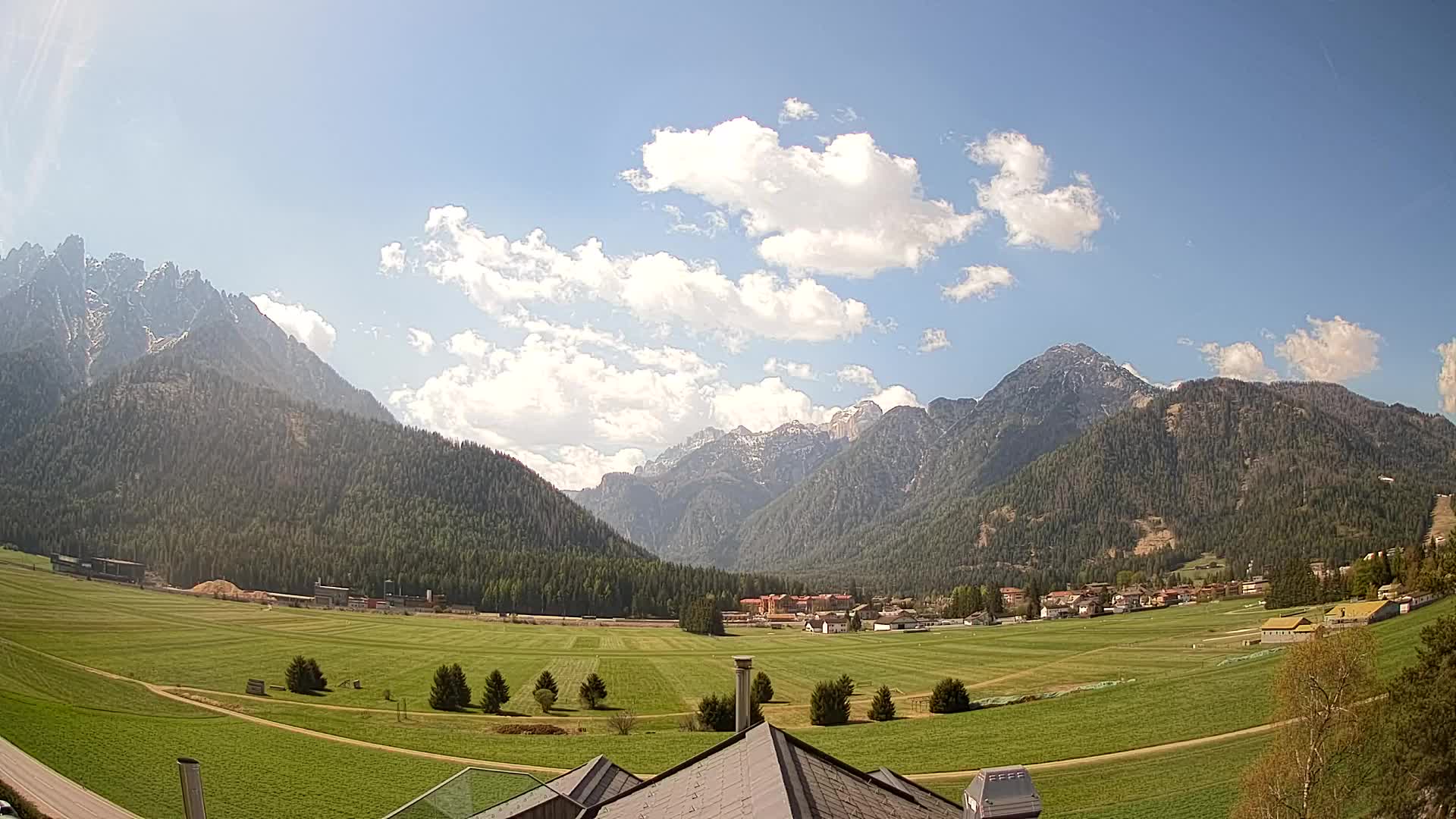 Webcam Toblach Dolomites – Vue depuis l’Hôtel Rosengarten