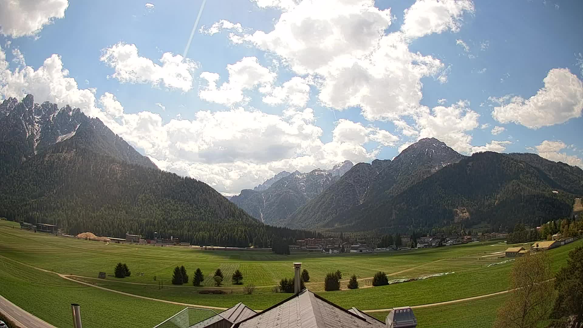Webcam Toblach Dolomites – Vue depuis l’Hôtel Rosengarten