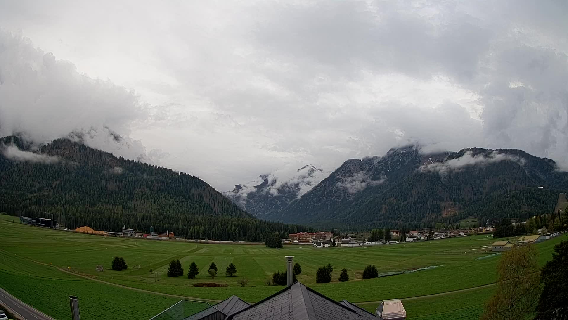 Webcam Toblach Dolomiten – Blick vom Hotel Rosengarten