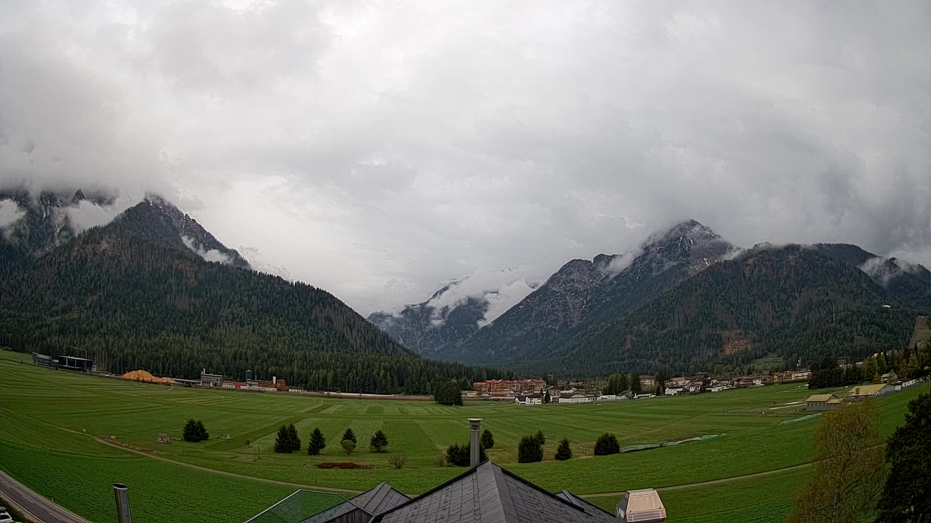 Webcam Toblach Dolomites – Vue depuis l’Hôtel Rosengarten