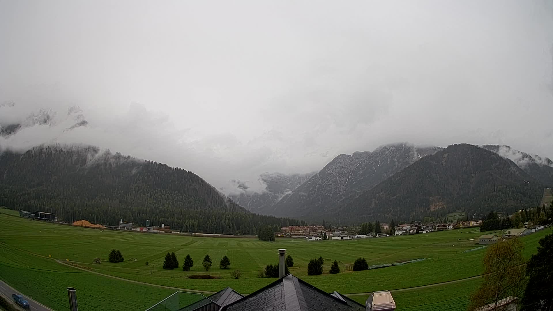Webcam Toblach Dolomitas – Vista desde el Hotel Rosengarten