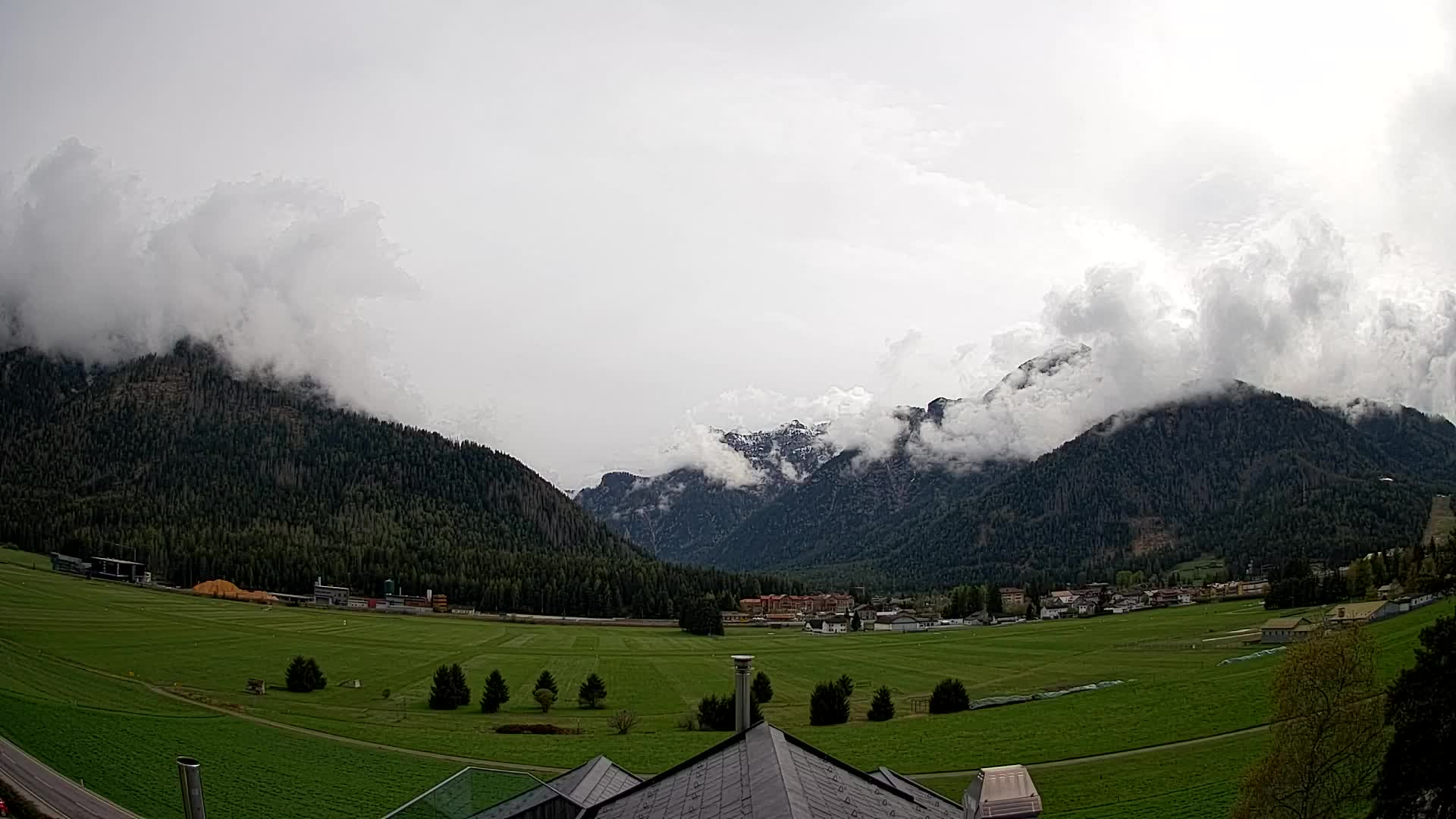 Webcam Toblach Dolomitas – Vista desde el Hotel Rosengarten