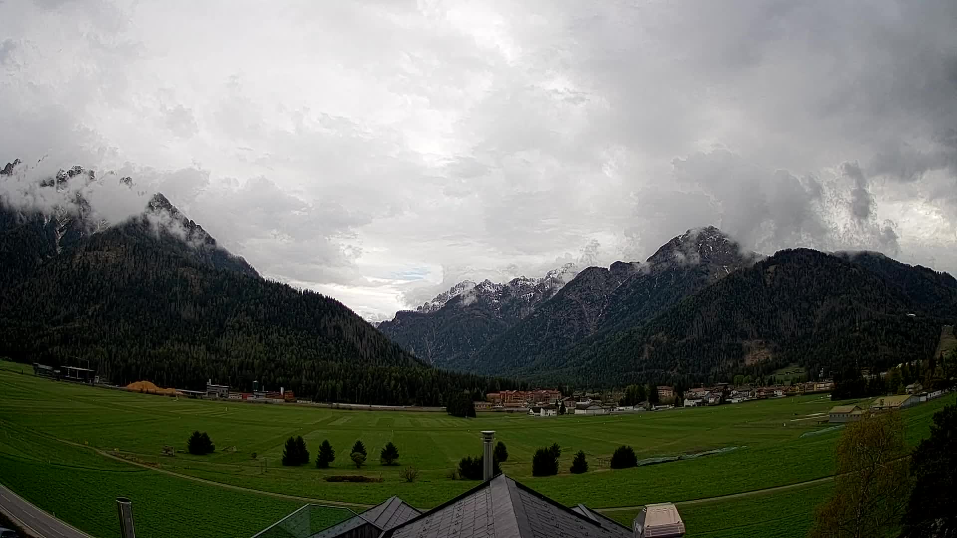 Webcam Toblach Dolomites – Vue depuis l’Hôtel Rosengarten