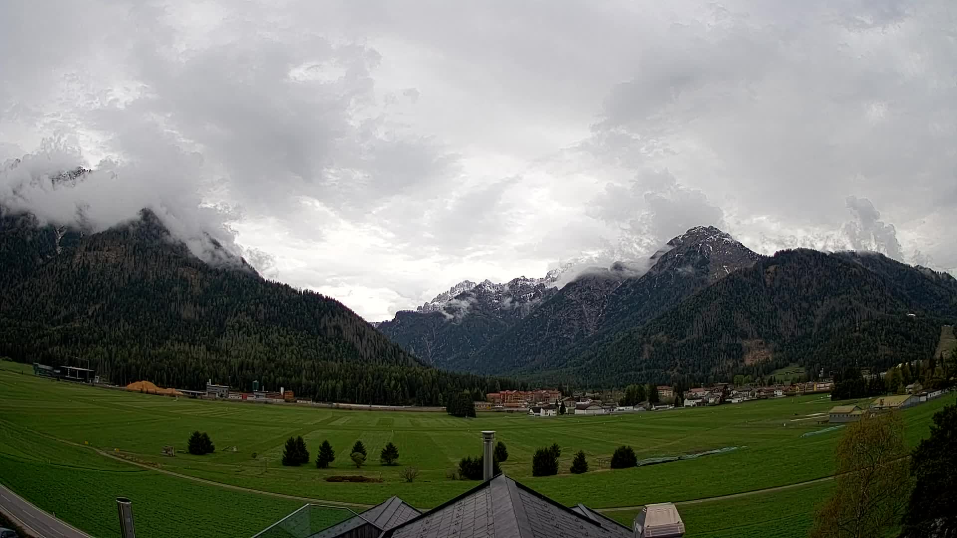 Webcam Toblach Dolomites – Vue depuis l’Hôtel Rosengarten