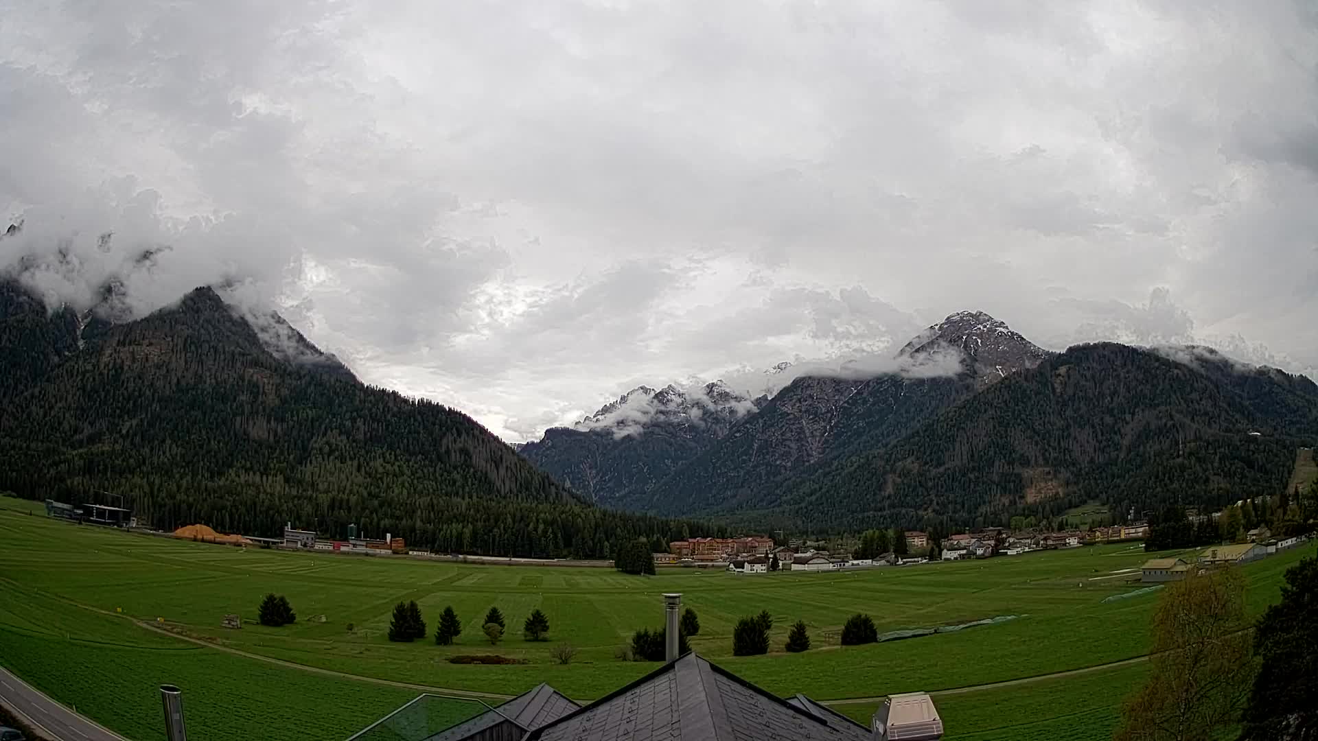 Webcam Toblach Dolomites – Vue depuis l’Hôtel Rosengarten