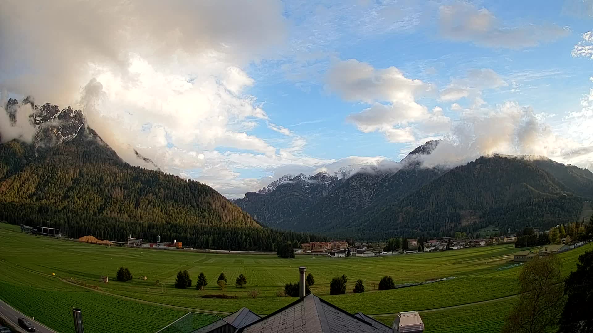 Webcam Toblach Dolomitas – Vista desde el Hotel Rosengarten