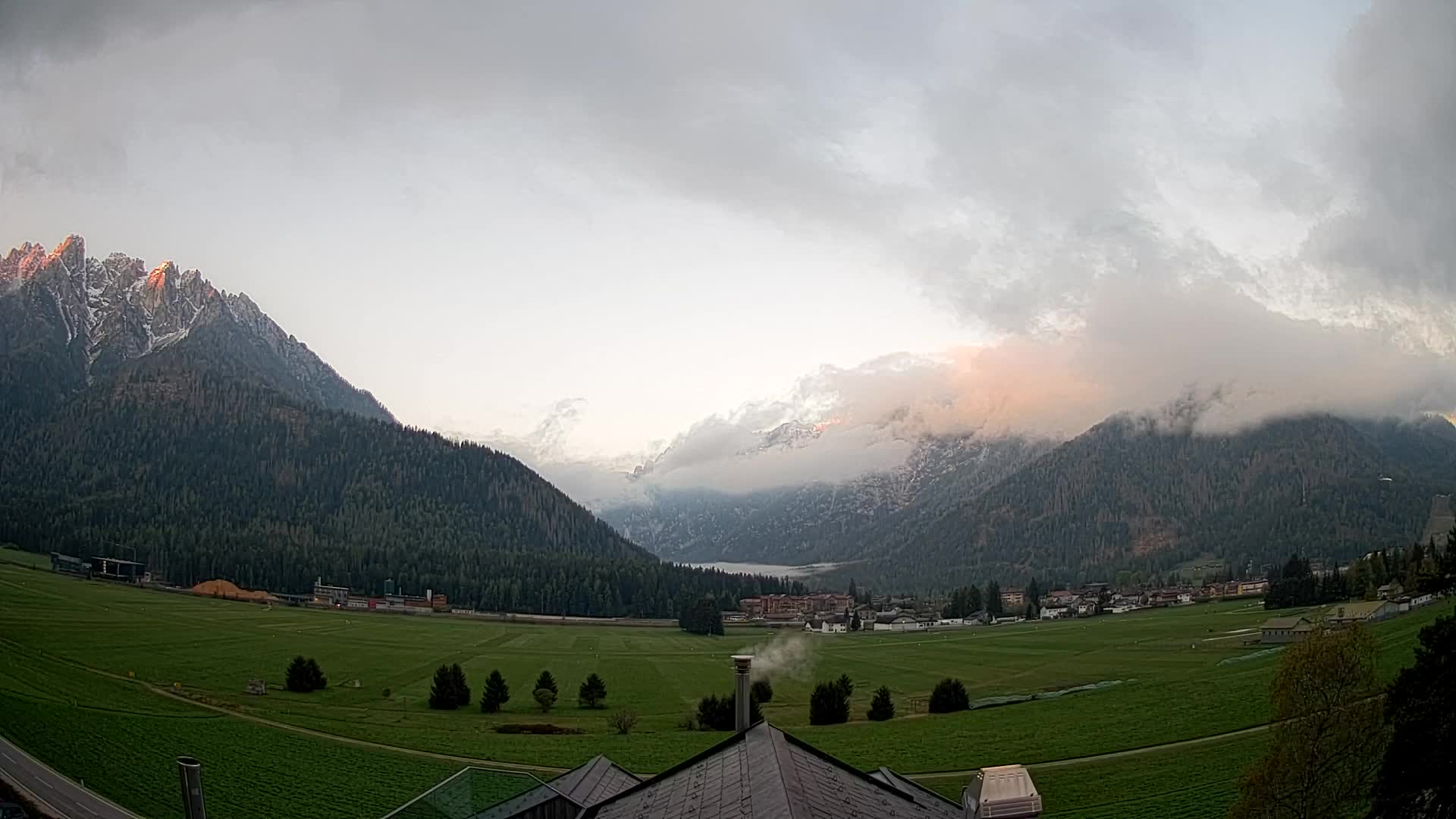Webcam Toblach Dolomites – Vue depuis l’Hôtel Rosengarten