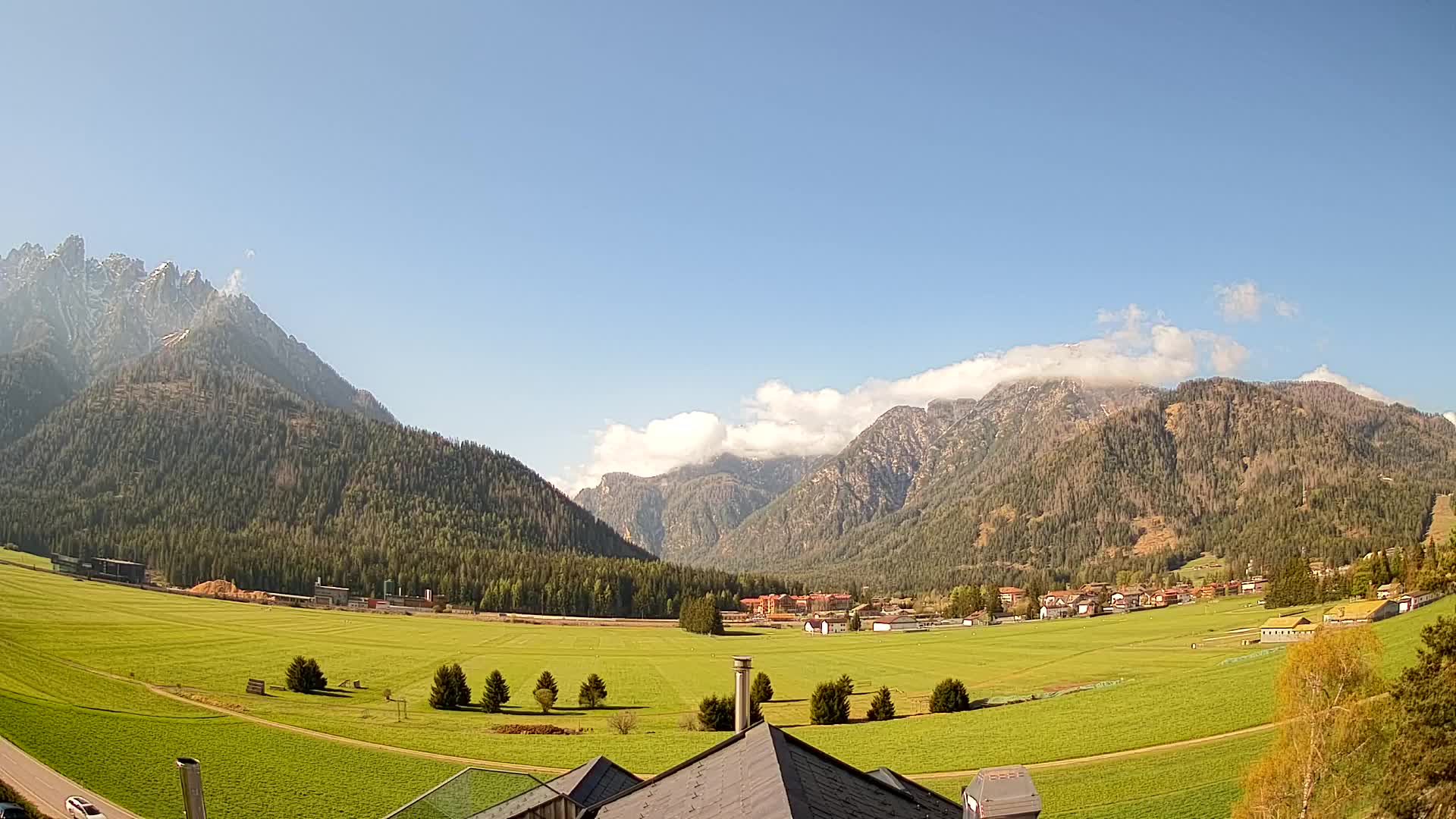 Webcam Toblach Dolomiten – Blick vom Hotel Rosengarten
