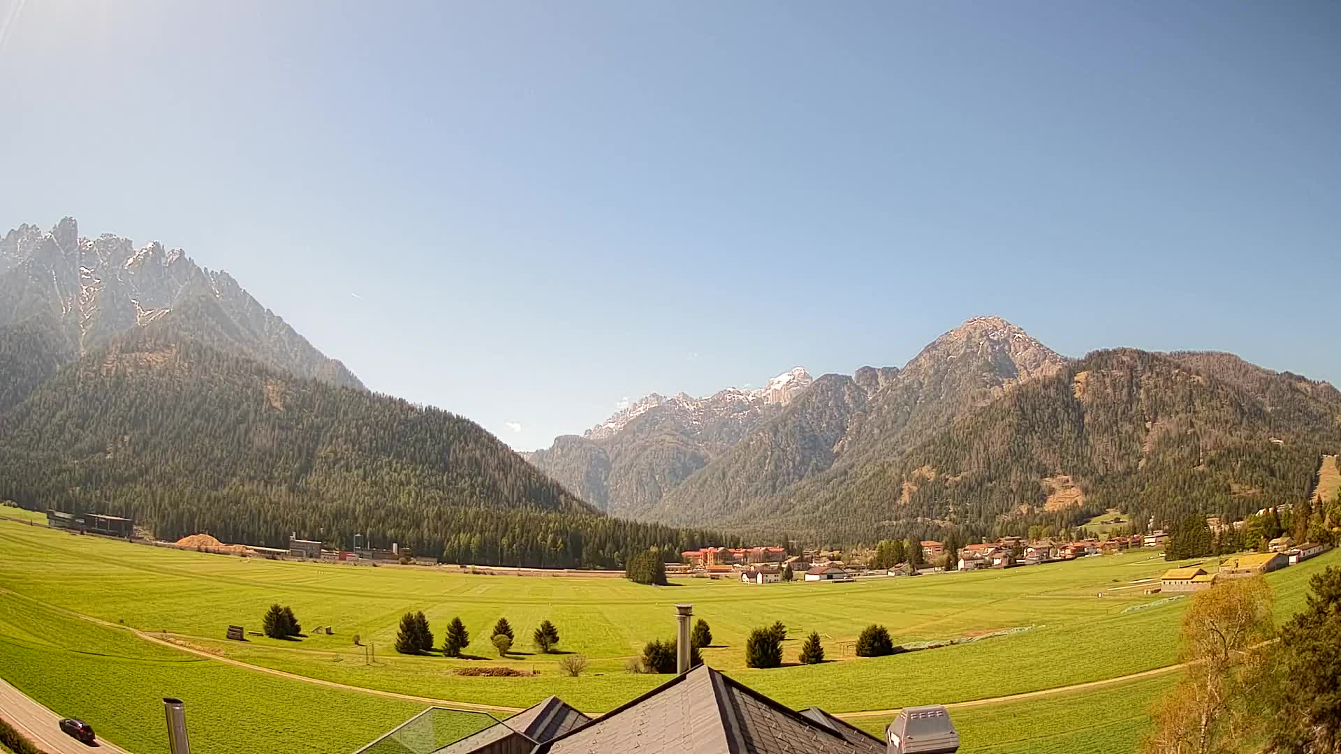 Webcam Toblach Dolomiten – Blick vom Hotel Rosengarten