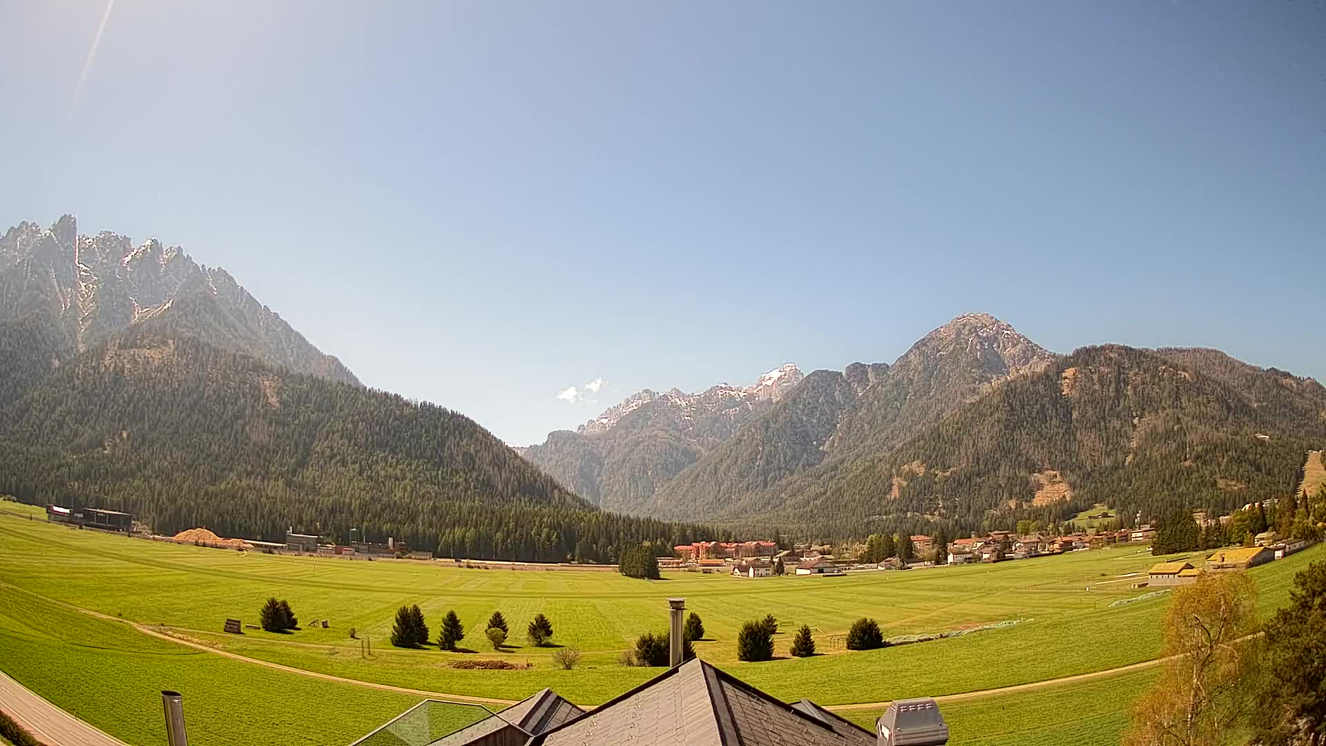 Webcam Toblach Dolomiten – Blick vom Hotel Rosengarten