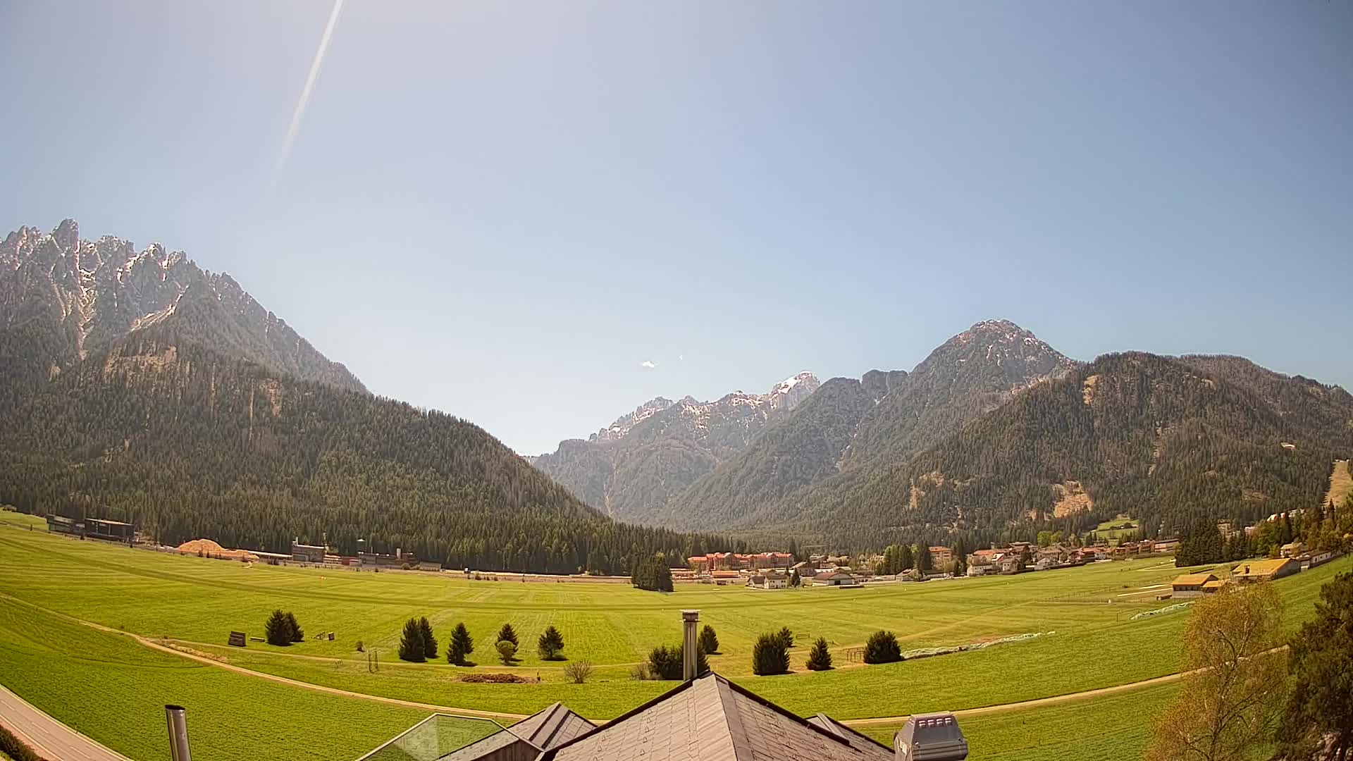 Webcam Toblach Dolomiten – Blick vom Hotel Rosengarten