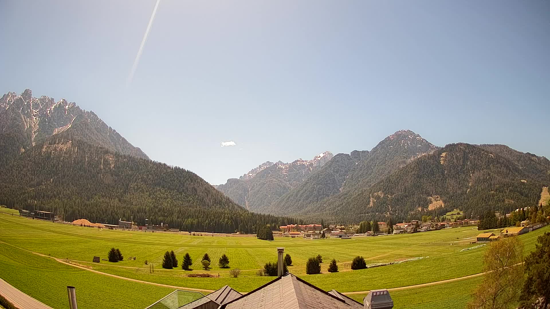 Webcam Toblach Dolomiten – Blick vom Hotel Rosengarten