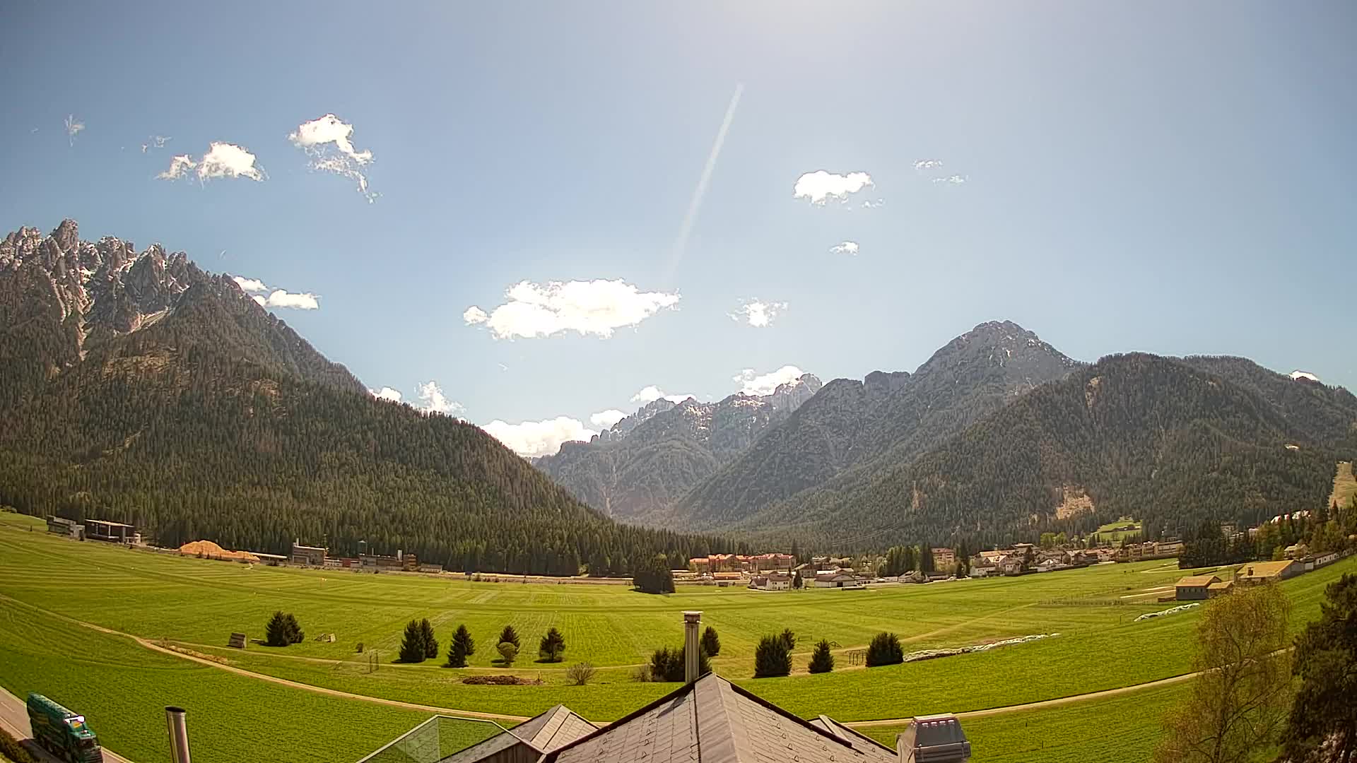 Webcam Toblach Dolomites – Vue depuis l’Hôtel Rosengarten