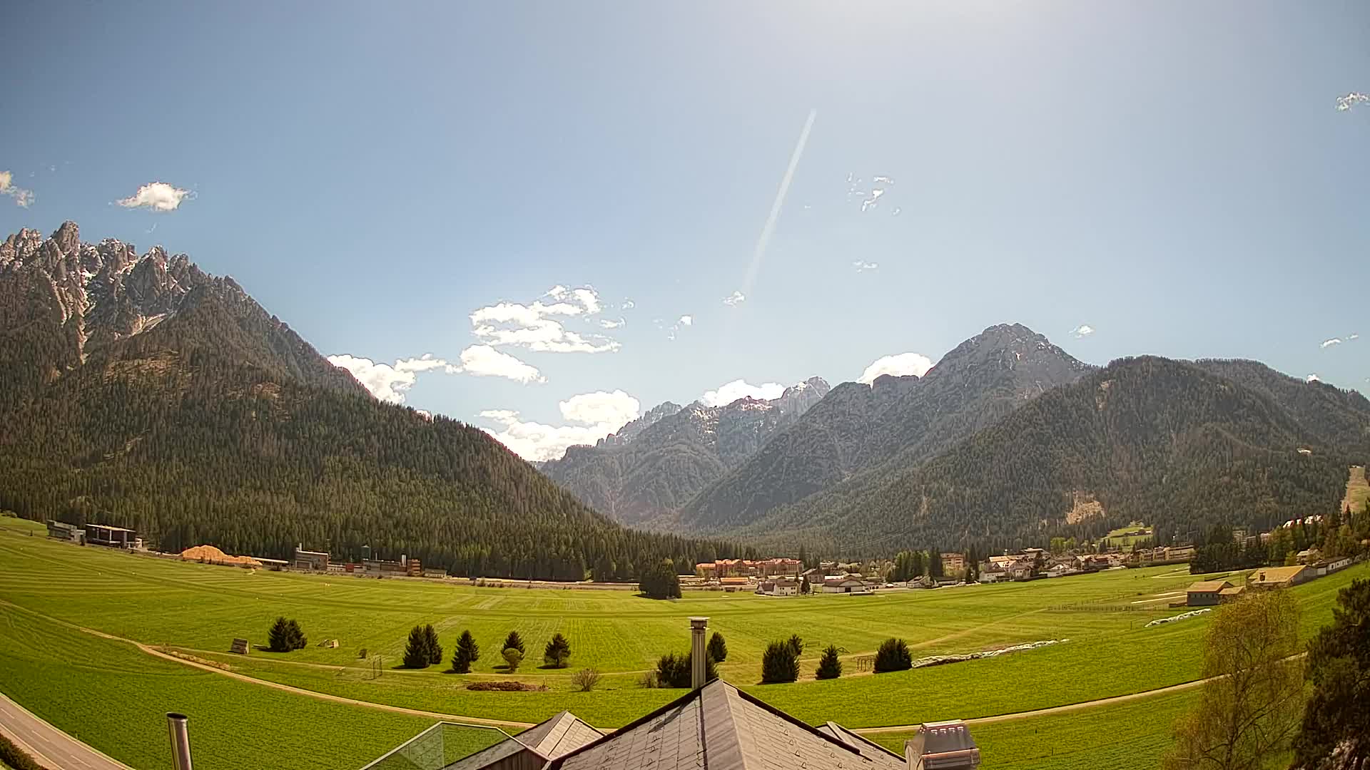 Webcam Toblach Dolomiten – Blick vom Hotel Rosengarten