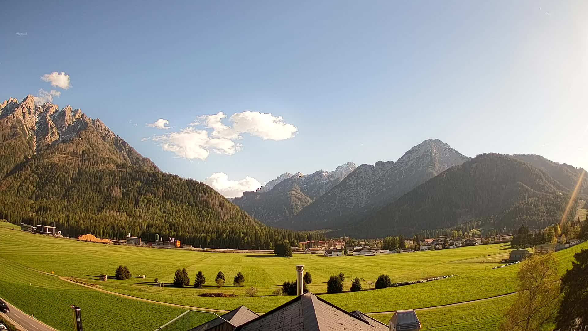 Webcam Toblach Dolomiten – Blick vom Hotel Rosengarten