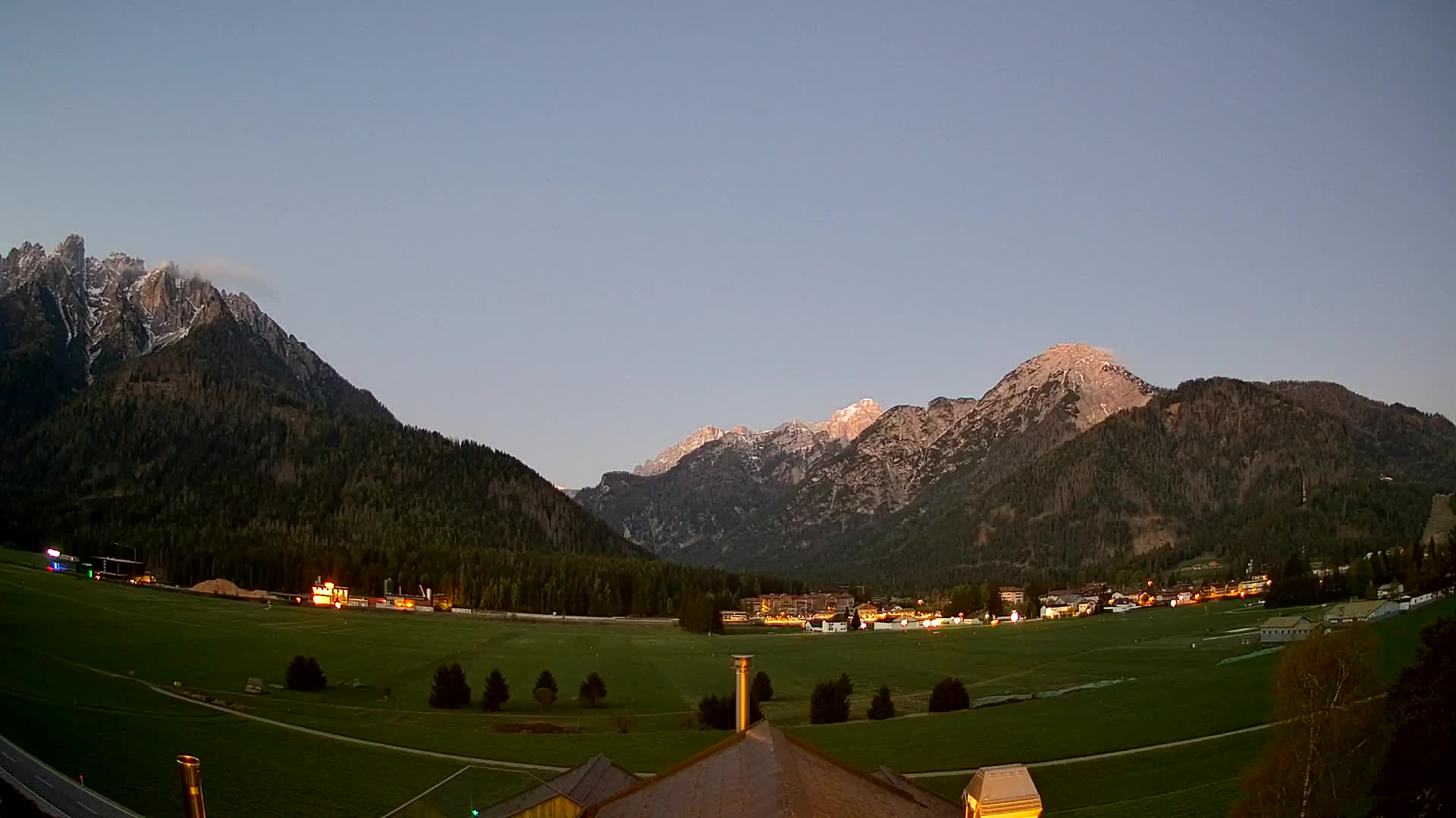 Webcam Toblach Dolomiten – Blick vom Hotel Rosengarten