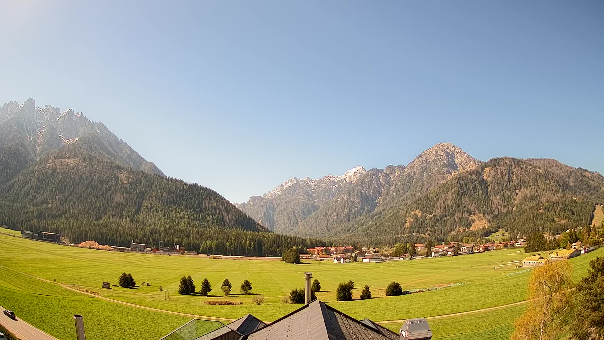 Webcam Toblach Dolomitas – Vista desde el Hotel Rosengarten