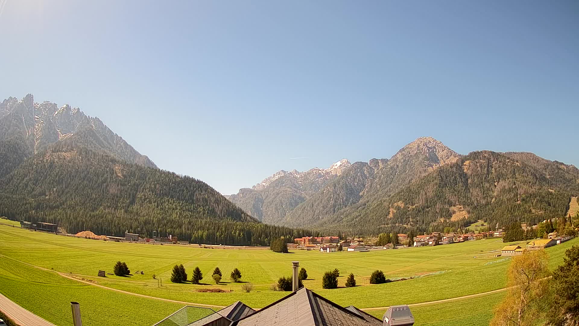 Webcam Toblach Dolomitas – Vista desde el Hotel Rosengarten