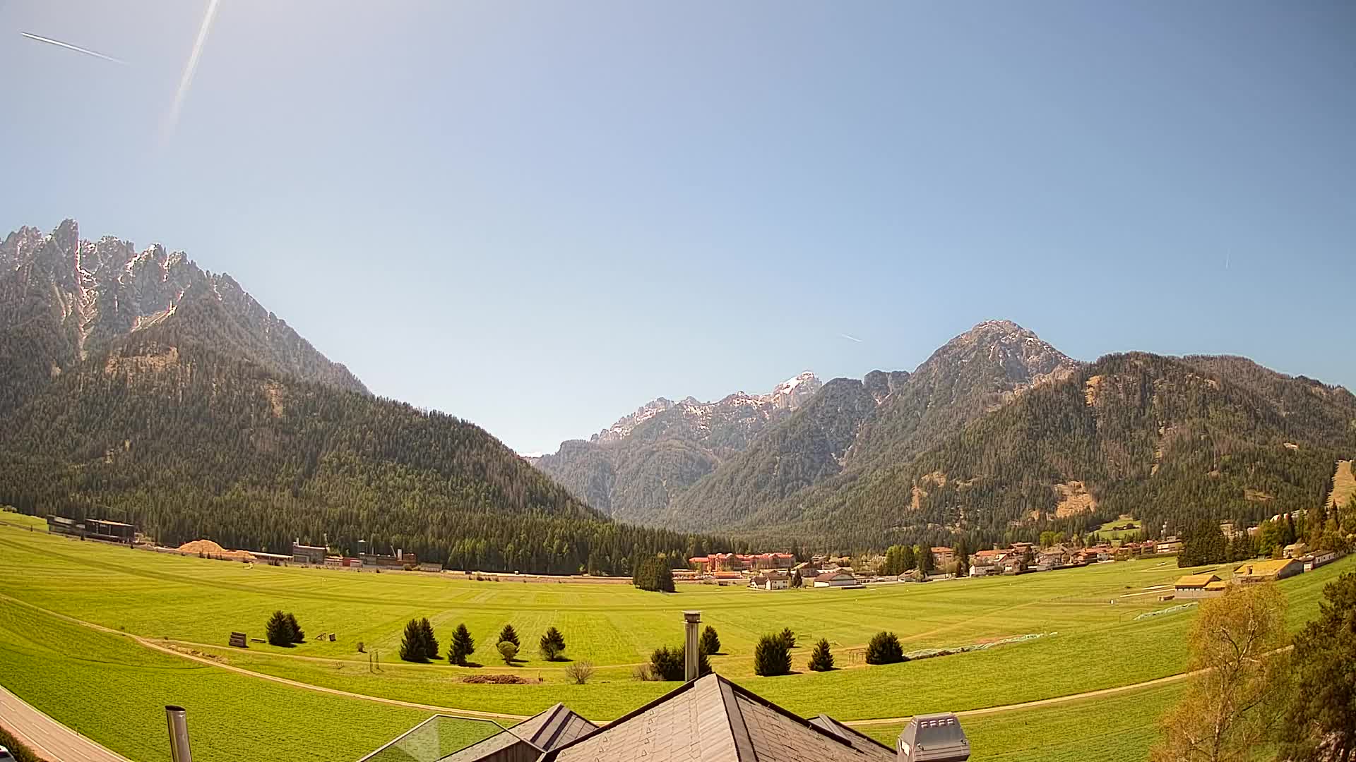 Webcam Toblach Dolomitas – Vista desde el Hotel Rosengarten