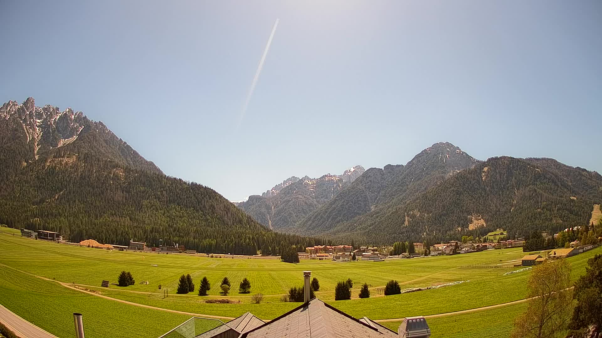Webcam Toblach Dolomites – Vue depuis l’Hôtel Rosengarten