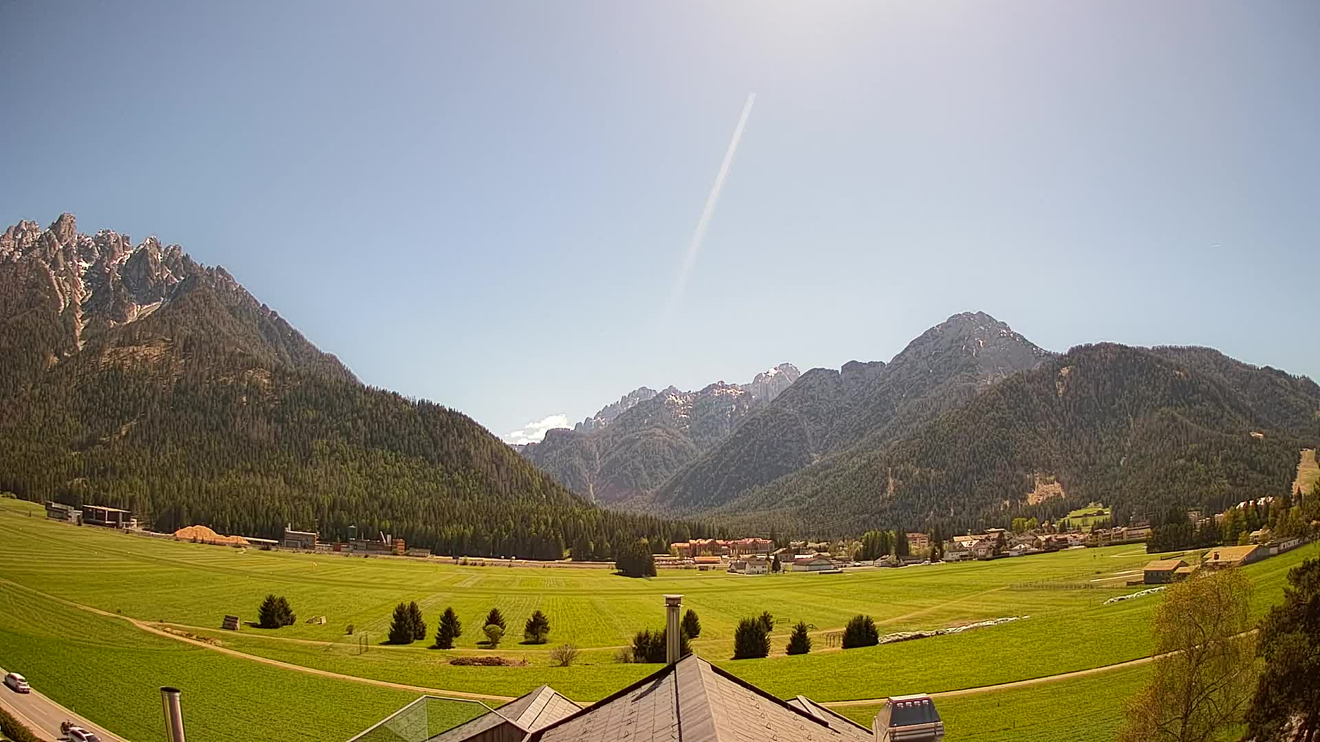 Webcam Toblach Dolomitas – Vista desde el Hotel Rosengarten
