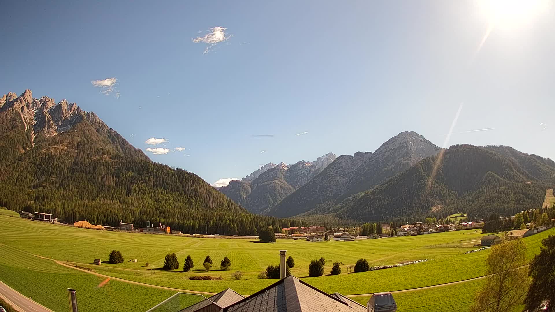 Webcam Toblach Dolomites – Vue depuis l’Hôtel Rosengarten