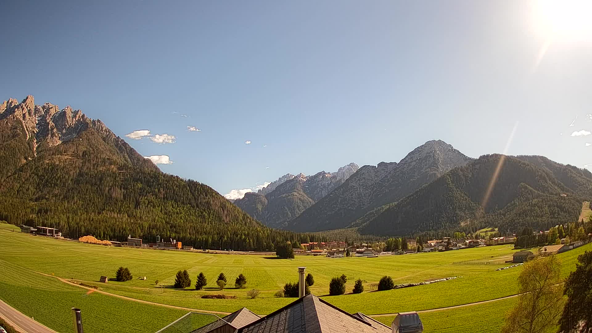 Webcam Toblach Dolomiten – Blick vom Hotel Rosengarten