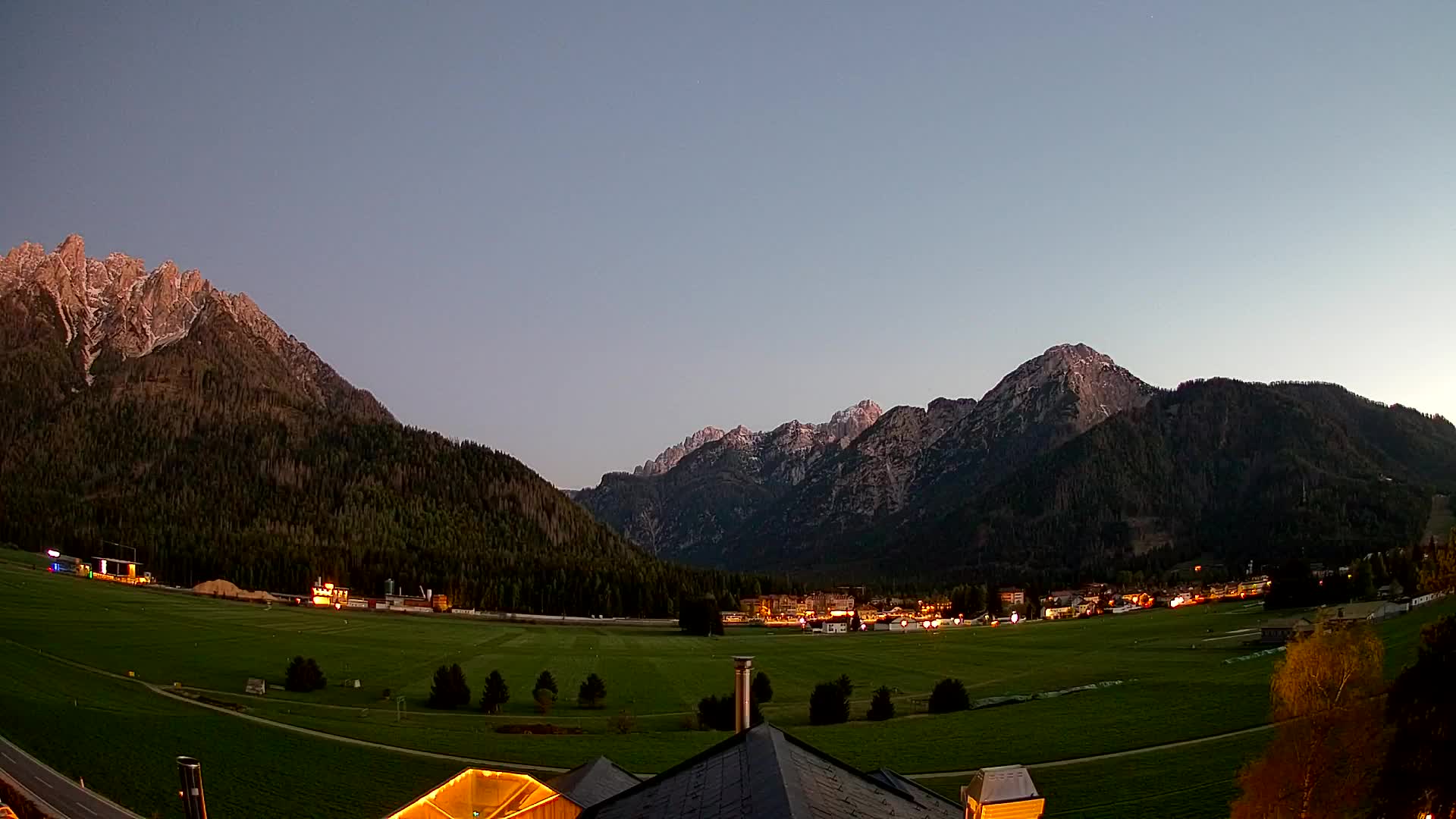 Webcam Toblach Dolomiten – Blick vom Hotel Rosengarten