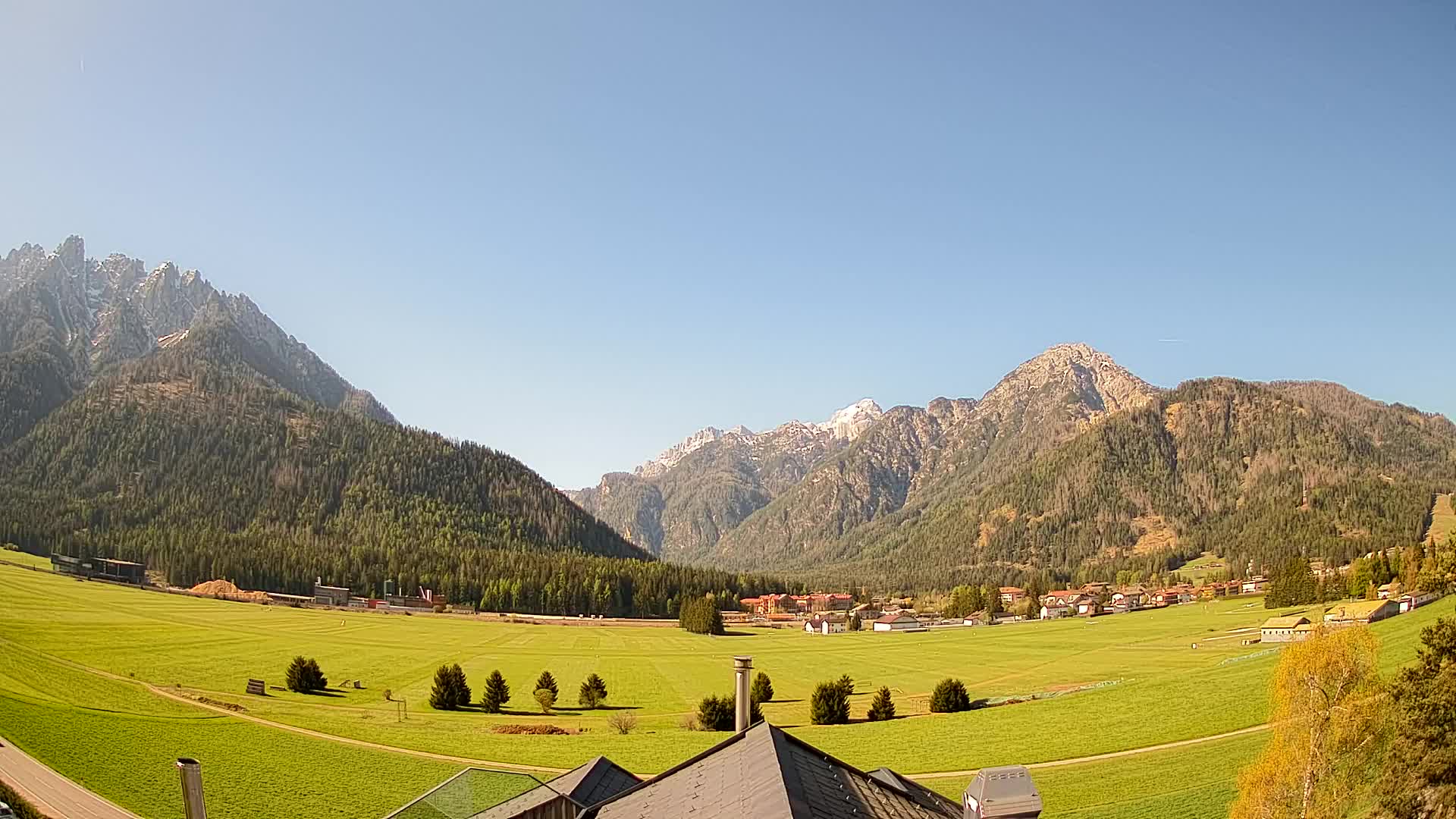 Webcam Toblach Dolomites – Vue depuis l’Hôtel Rosengarten