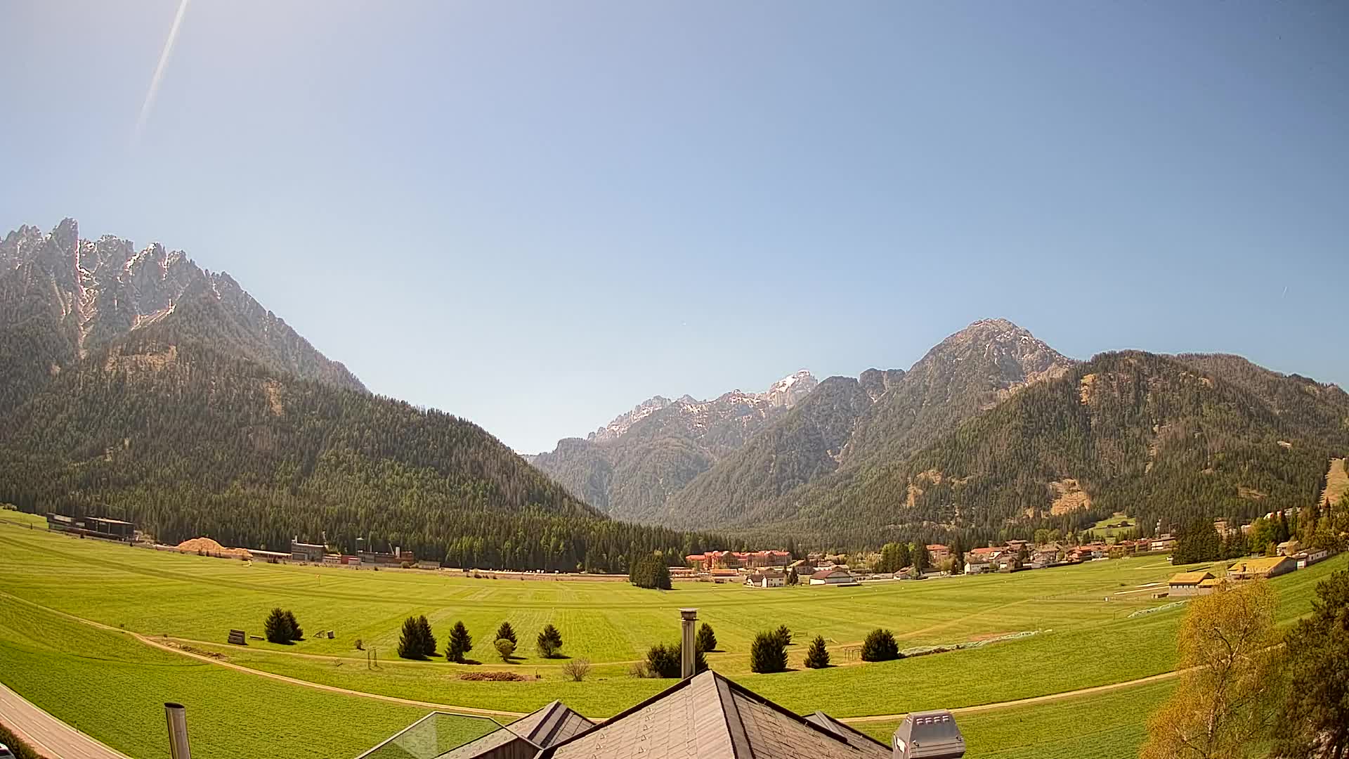 Webcam Toblach Dolomiten – Blick vom Hotel Rosengarten