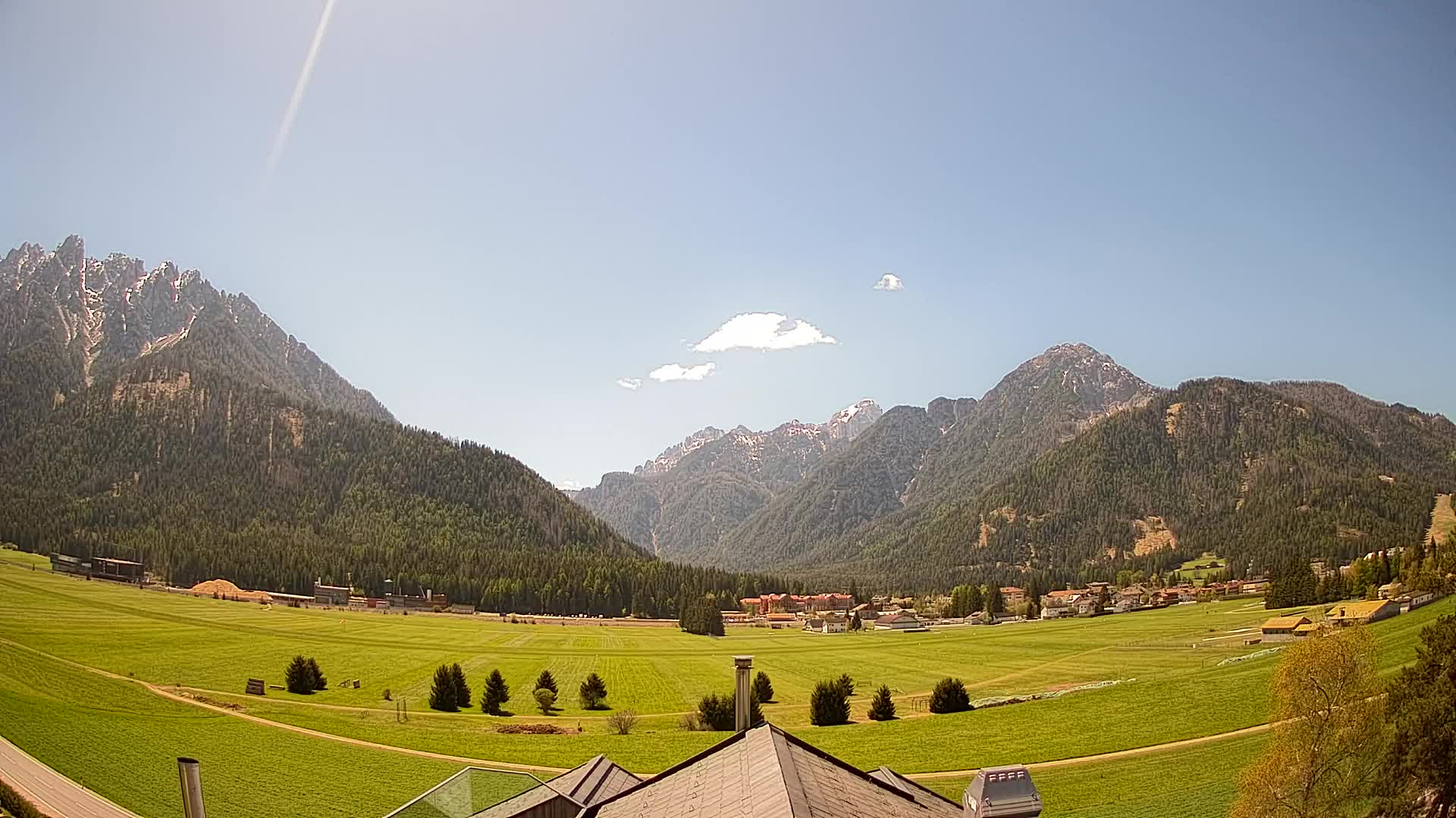 Webcam Toblach Dolomiten – Blick vom Hotel Rosengarten