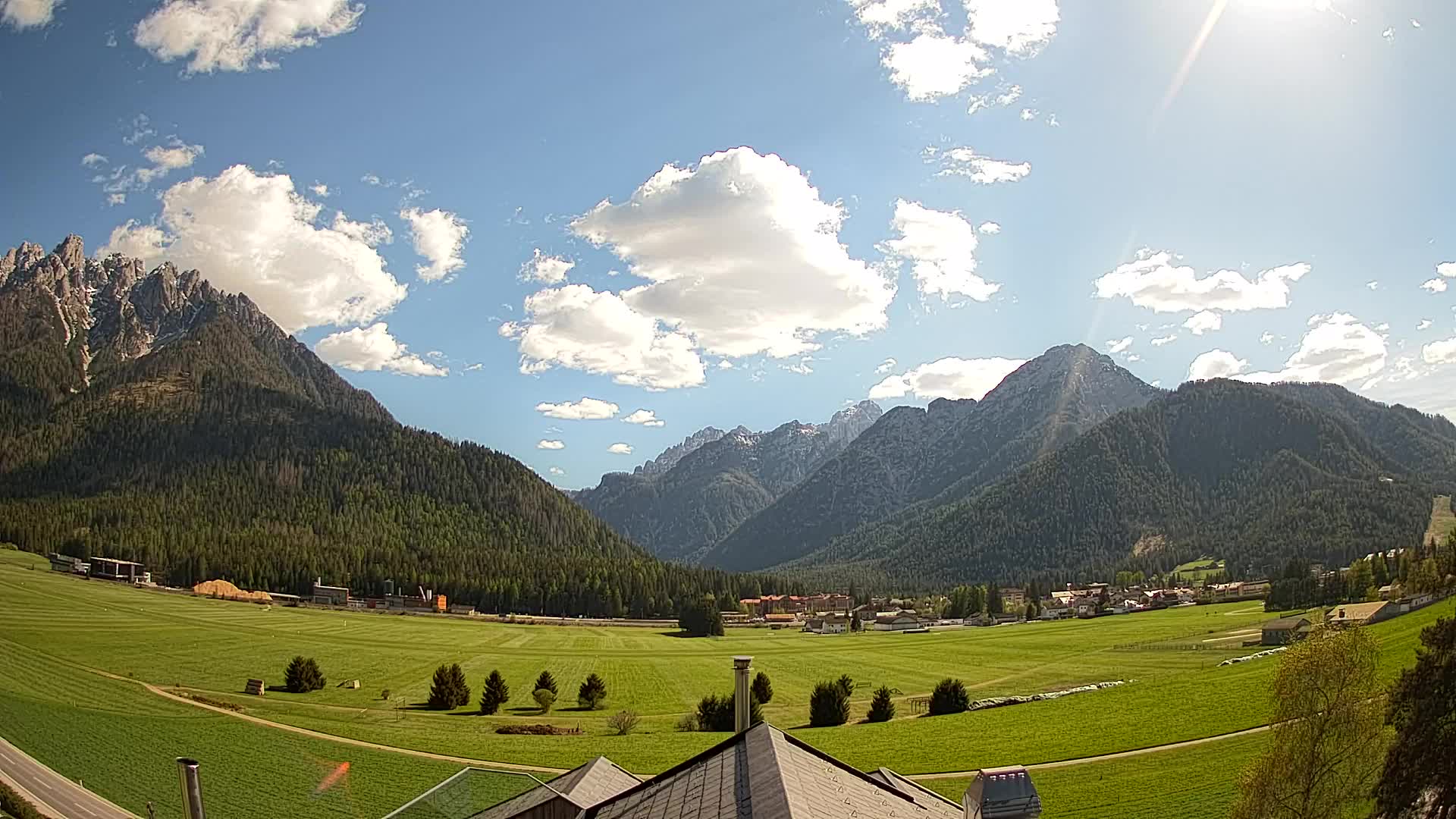 Webcam Toblach Dolomitas – Vista desde el Hotel Rosengarten
