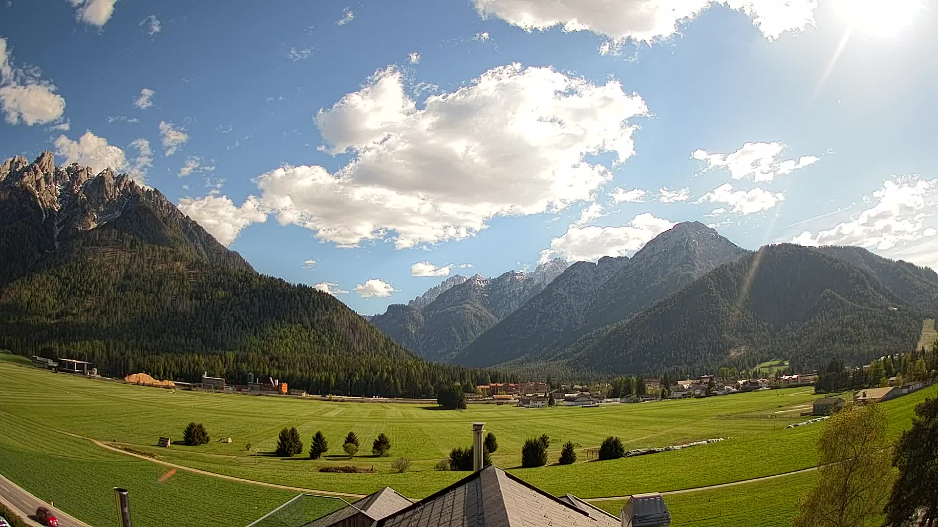 Webcam Dobbiaco Dolomiti – Vista dall’Hotel Rosengarten