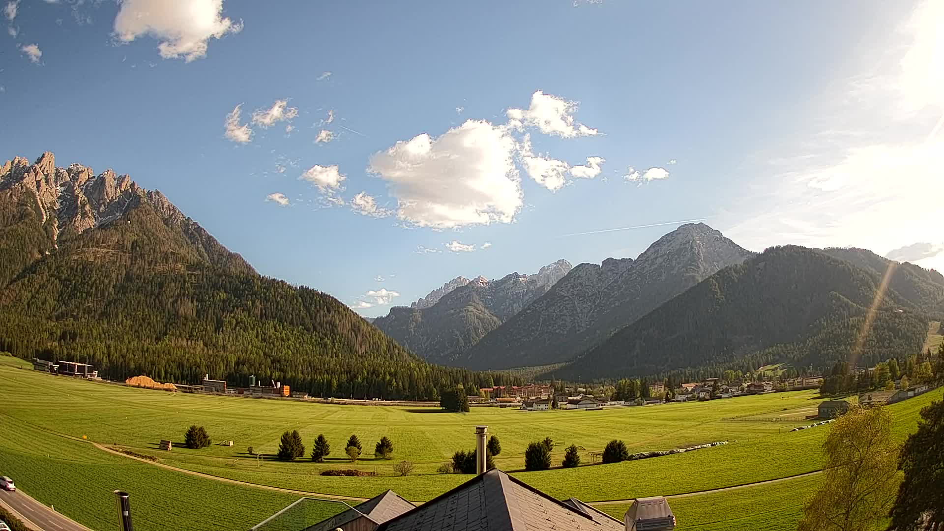 Webcam Toblach Dolomiten – Blick vom Hotel Rosengarten
