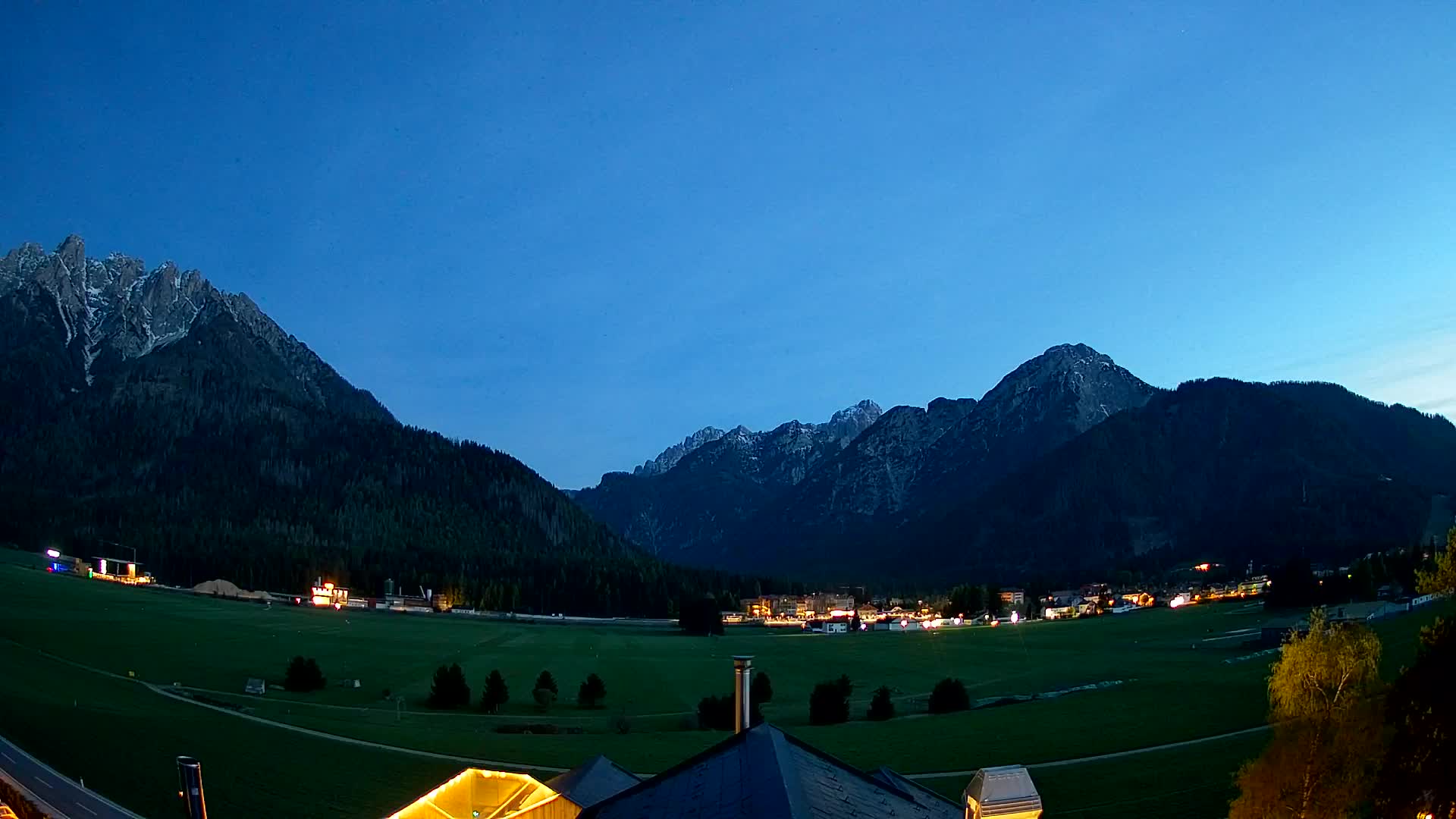 Webcam Toblach Dolomitas – Vista desde el Hotel Rosengarten