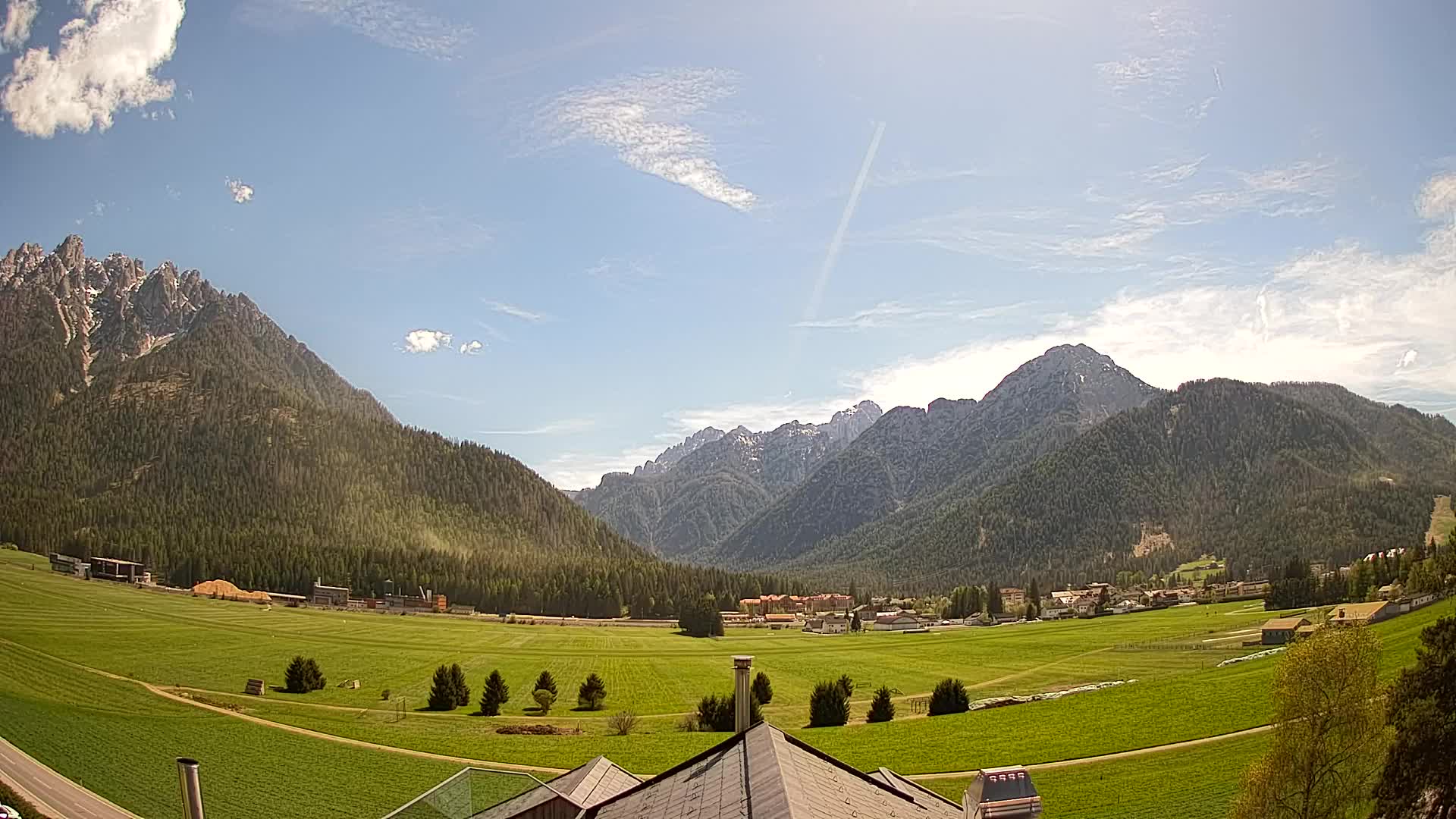 Webcam Toblach Dolomites – Vue depuis l’Hôtel Rosengarten