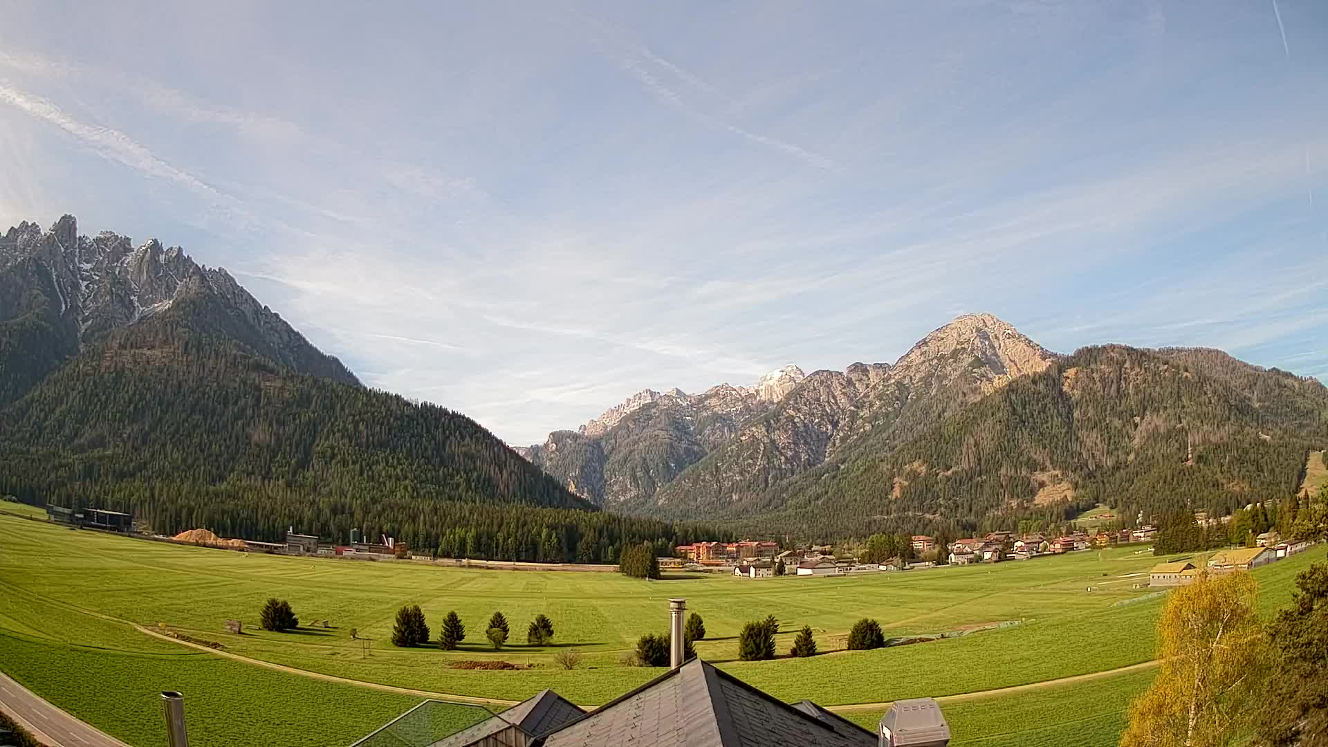 Webcam Toblach Dolomites – View from Hotel Rosengarten