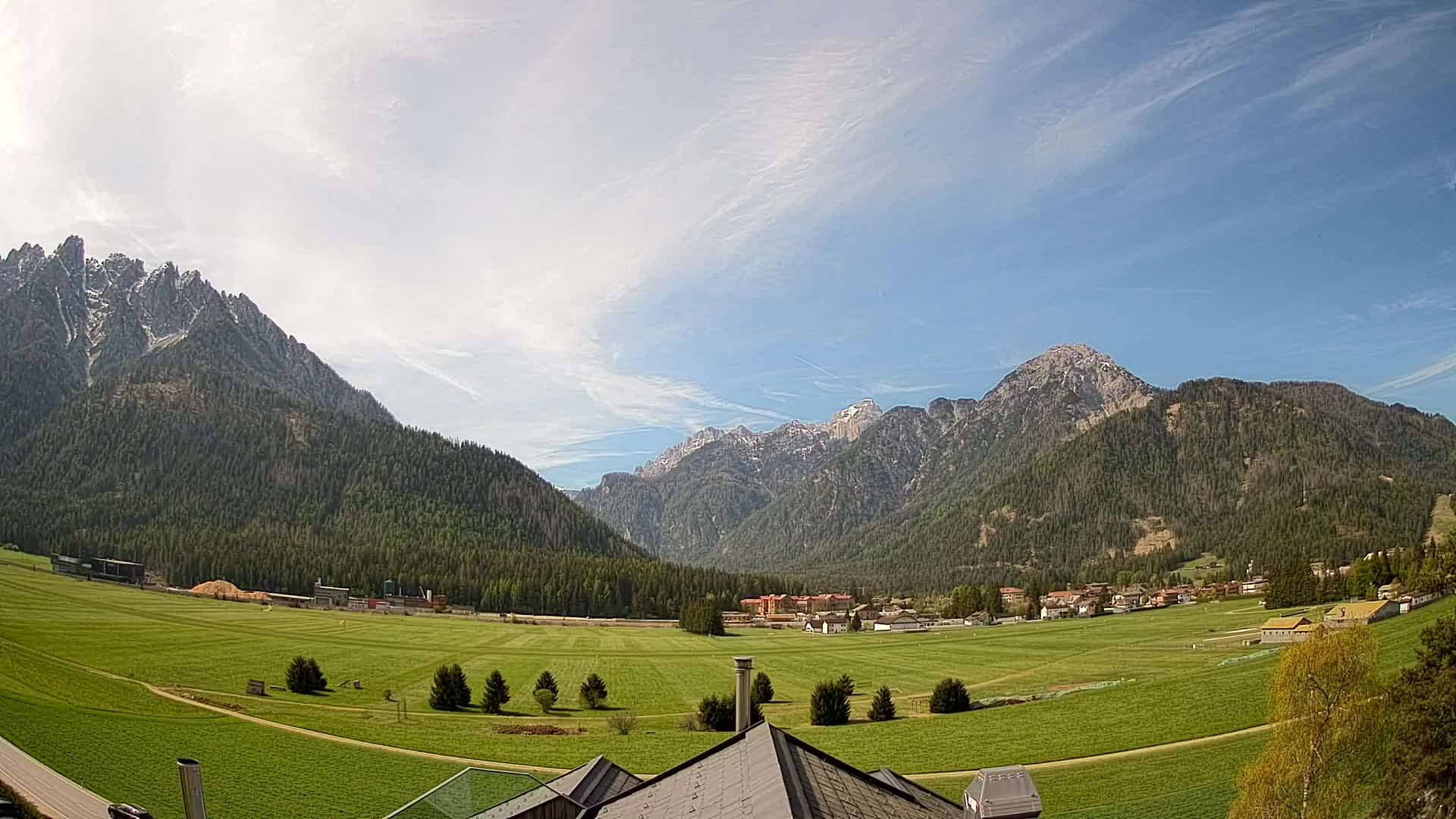 Webcam Toblach Dolomiten – Blick vom Hotel Rosengarten