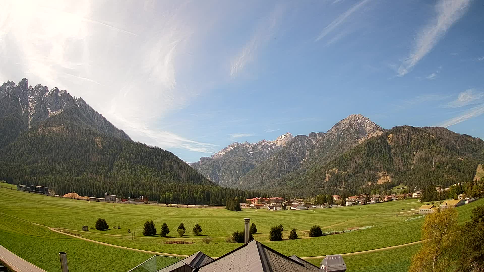 Webcam Toblach Dolomites – Vue depuis l’Hôtel Rosengarten