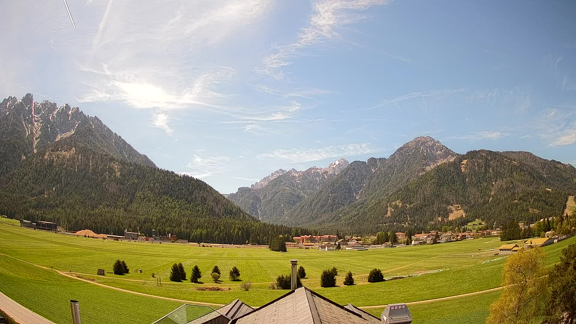 Webcam Toblach Dolomiten – Blick vom Hotel Rosengarten