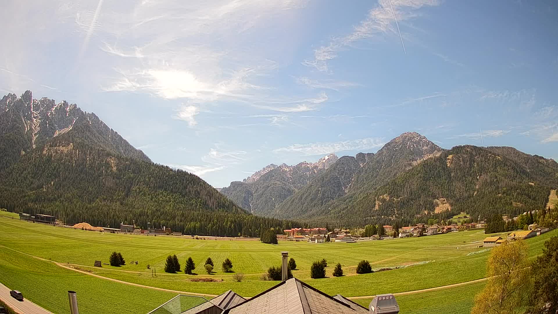 Webcam Dobbiaco Dolomiti – Vista dall’Hotel Rosengarten