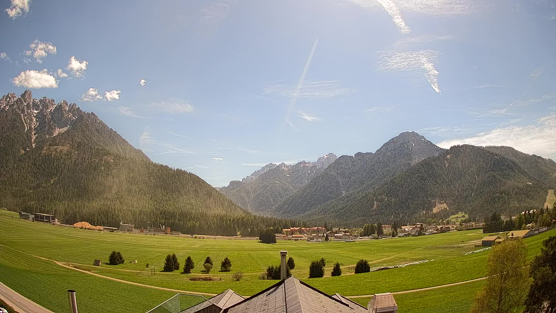 Webcam Toblach Dolomitas – Vista desde el Hotel Rosengarten