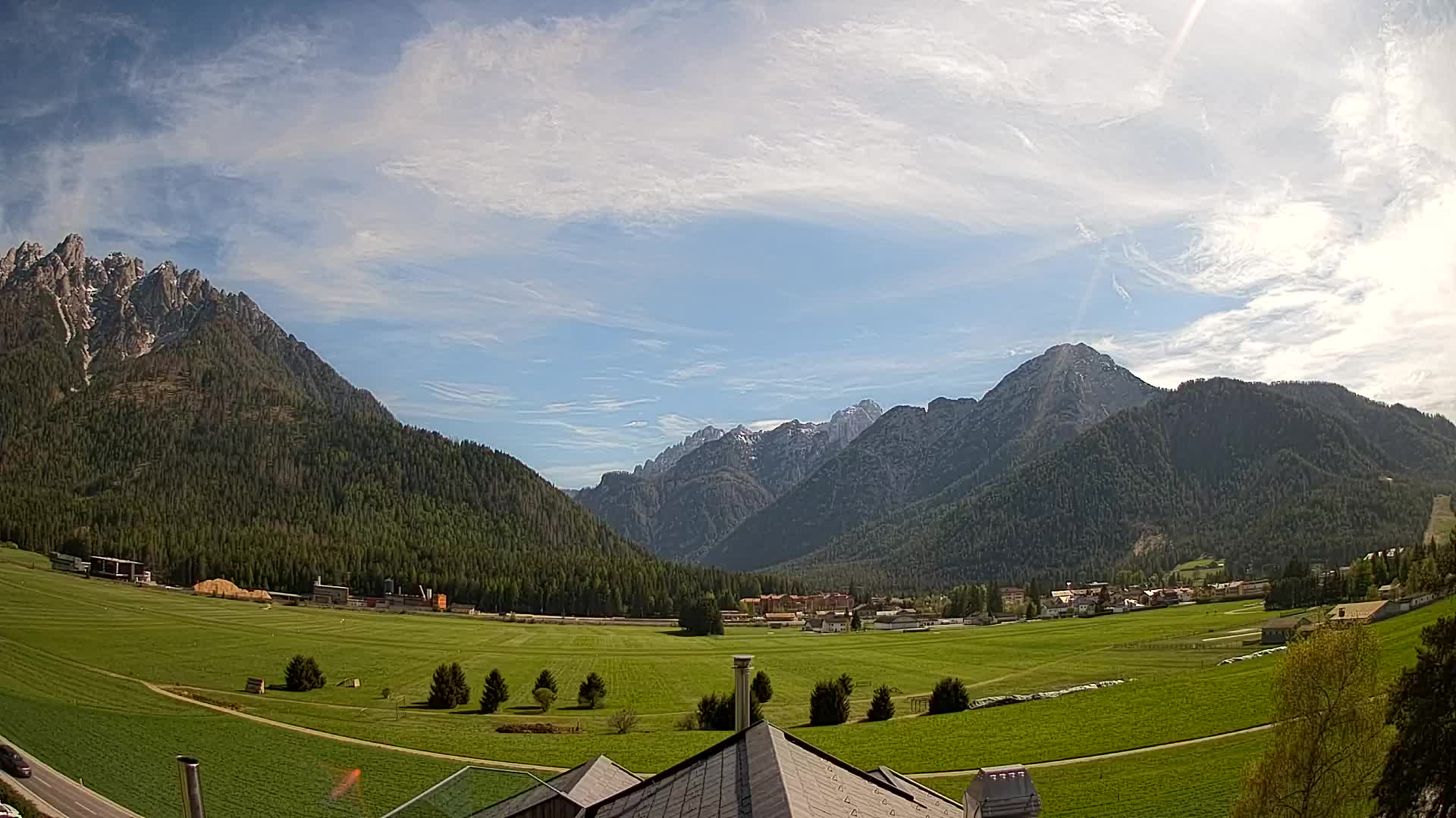 Webcam Toblach Dolomites – Vue depuis l’Hôtel Rosengarten