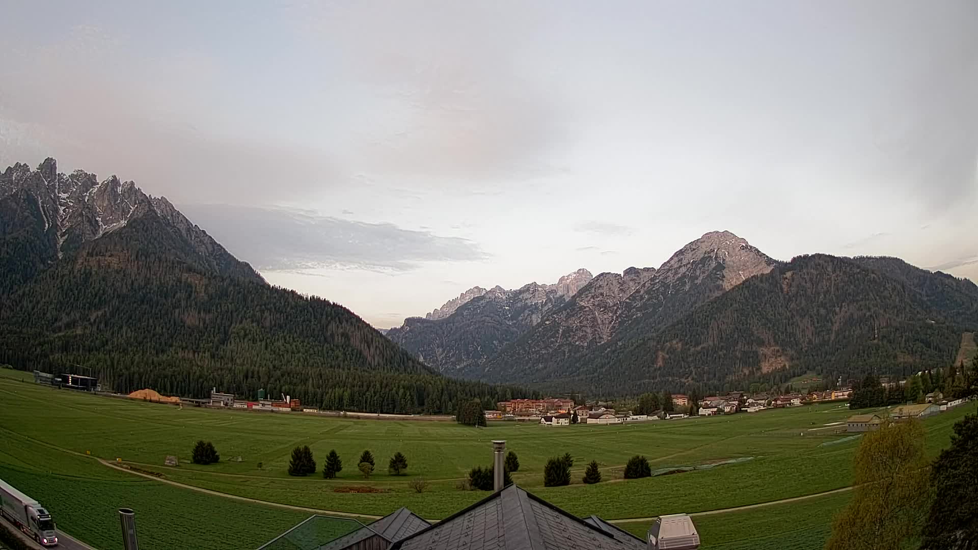 Webcam Toblach Dolomiten – Blick vom Hotel Rosengarten