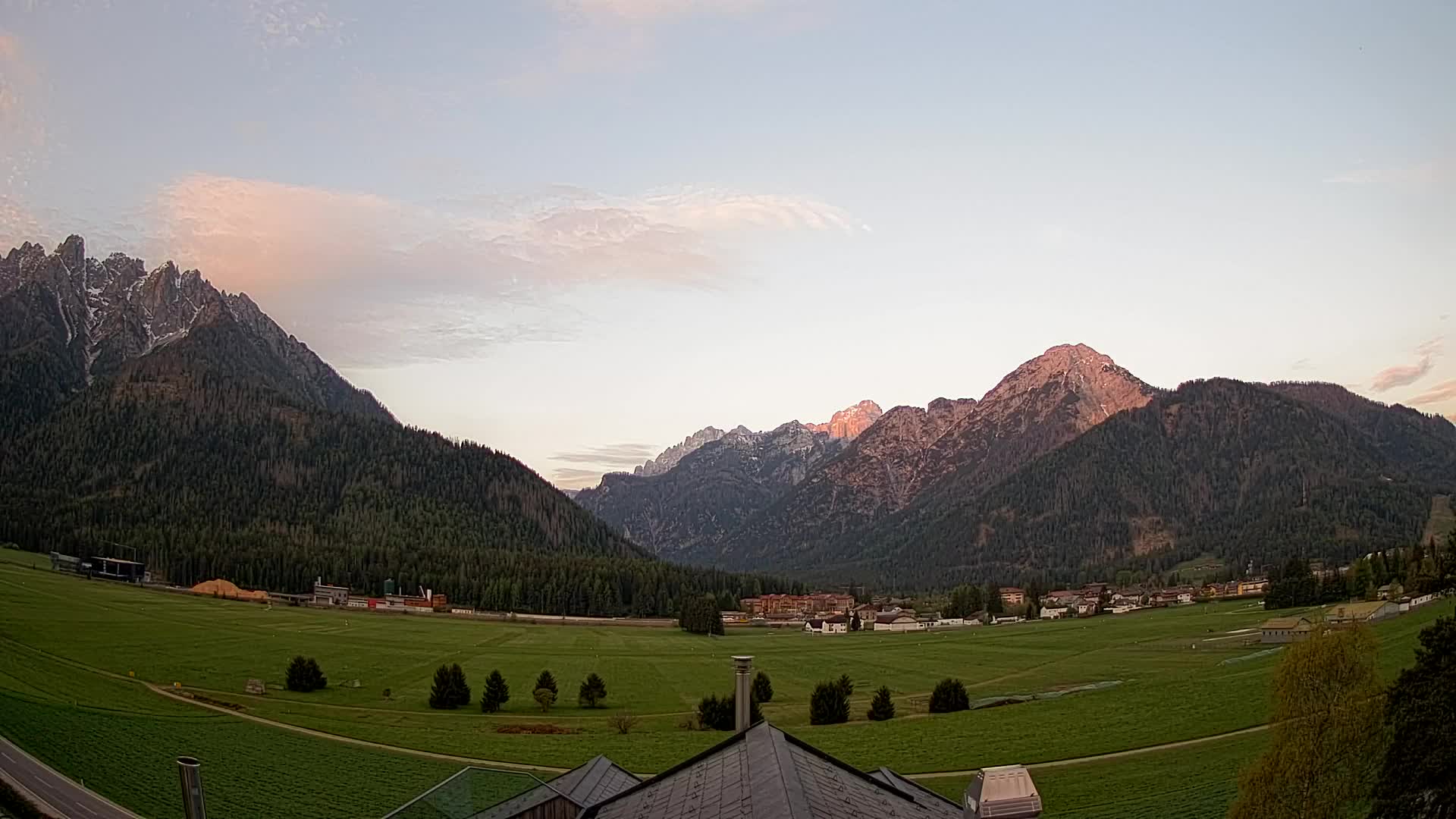 Webcam Toblach Dolomitas – Vista desde el Hotel Rosengarten