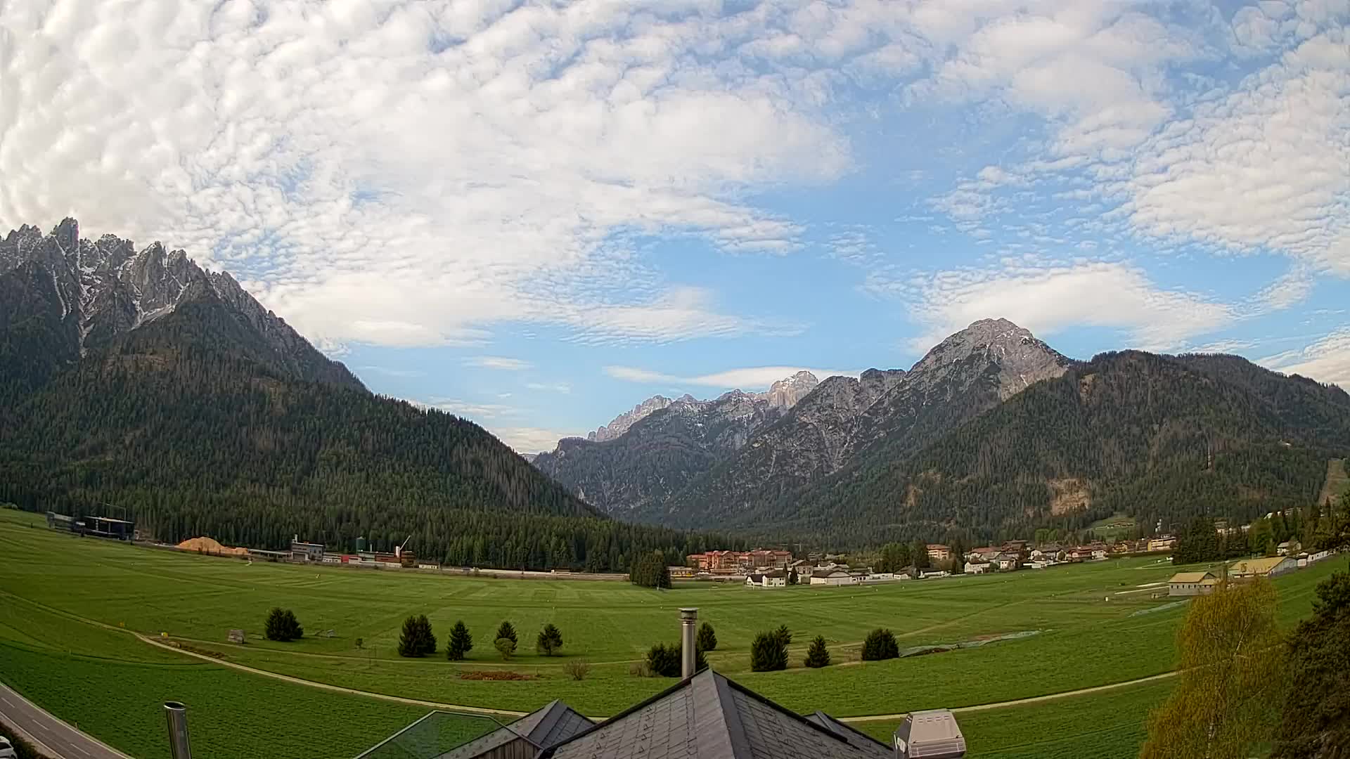 Webcam Toblach Dolomites – Vue depuis l’Hôtel Rosengarten