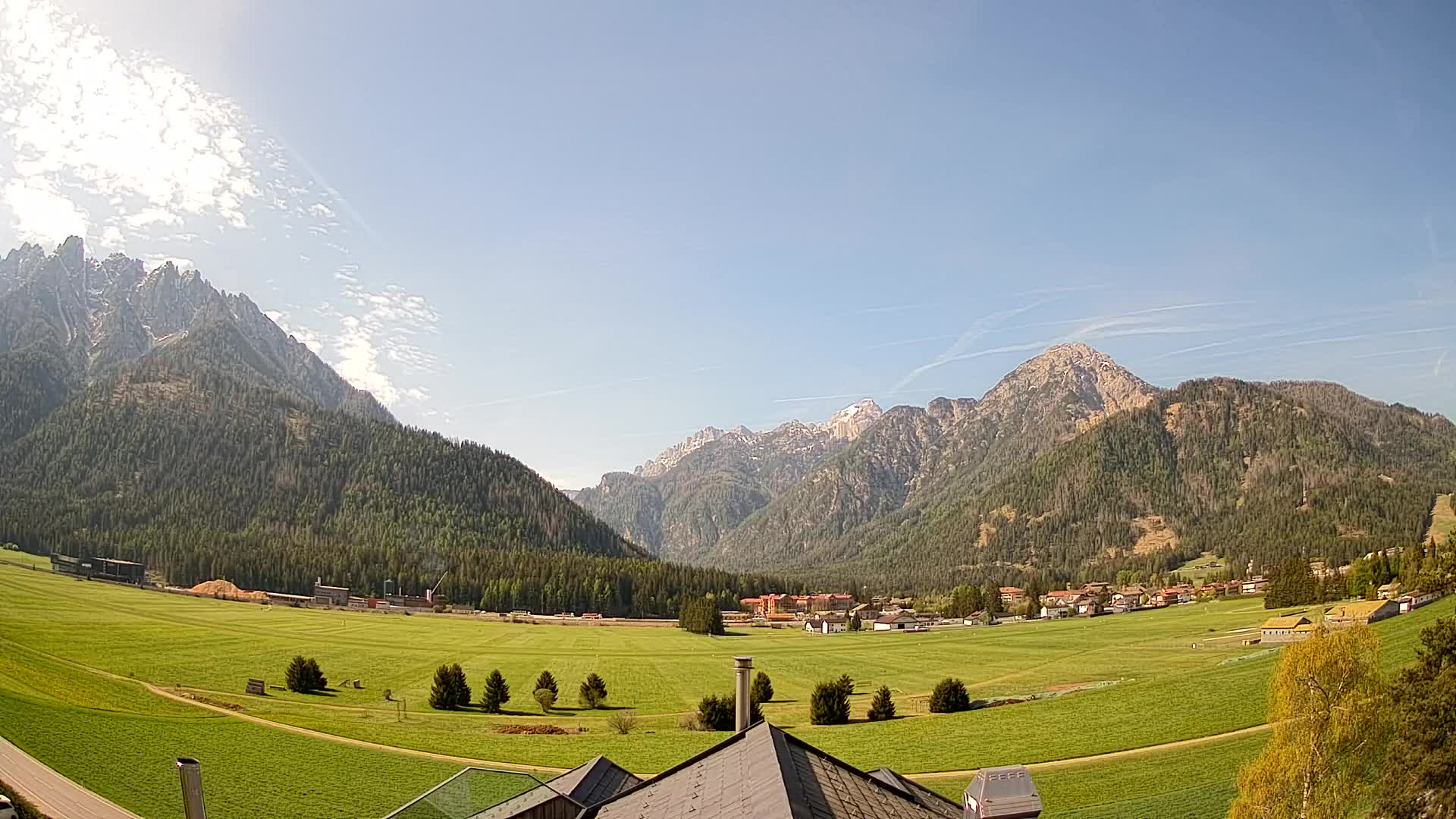 Webcam Toblach Dolomiten – Blick vom Hotel Rosengarten