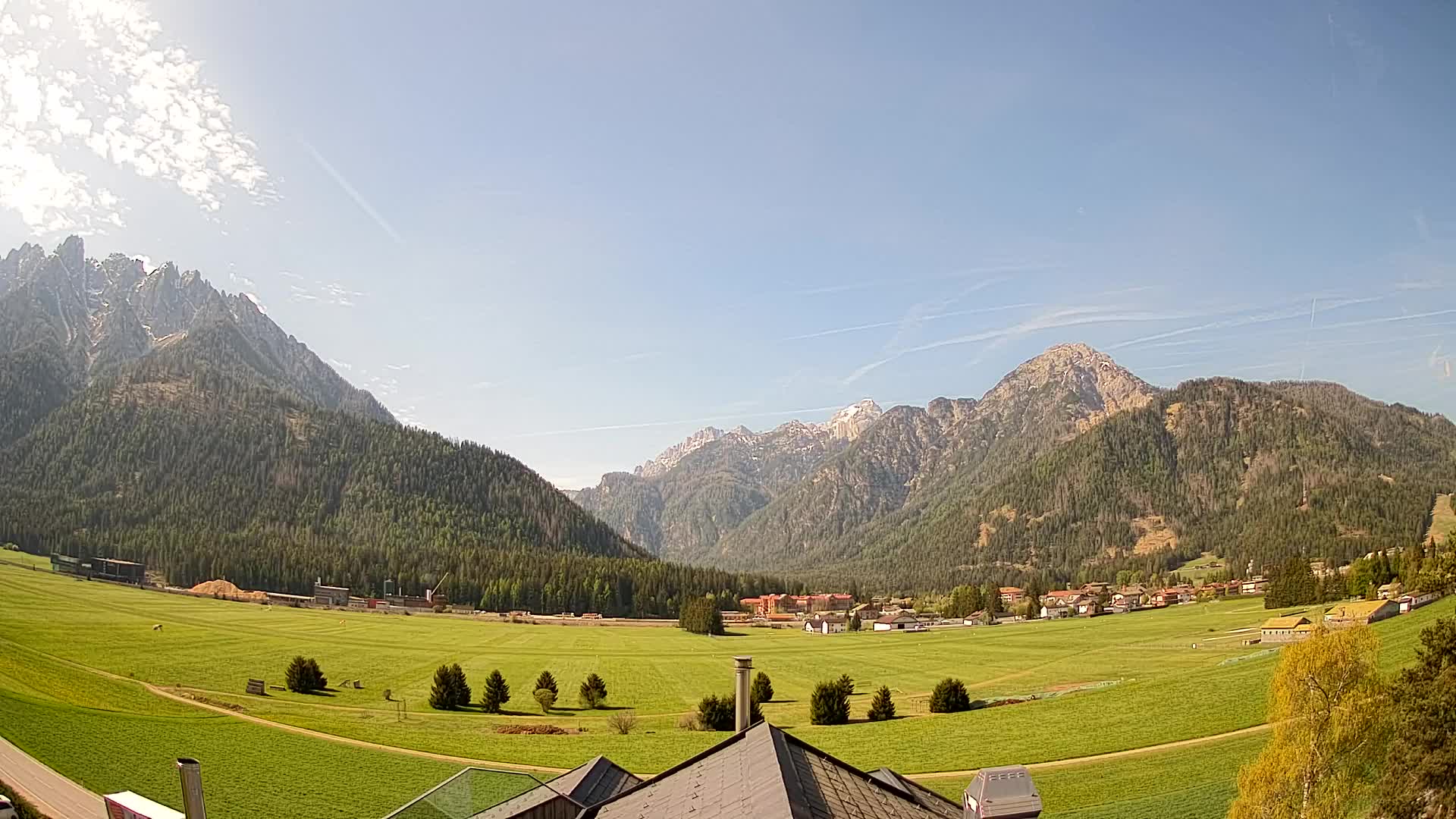 Webcam Toblach Dolomitas – Vista desde el Hotel Rosengarten
